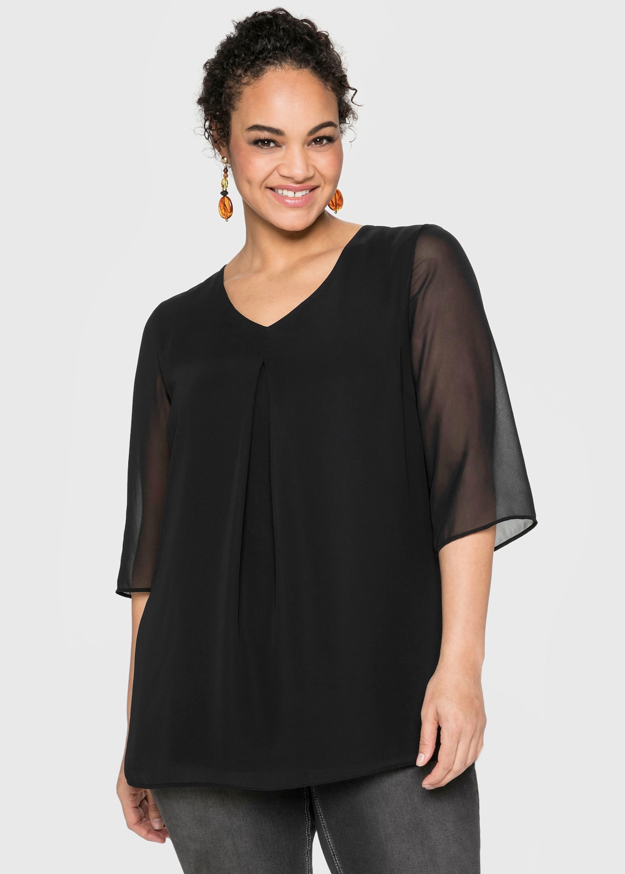 sheego Tuniek - zwart