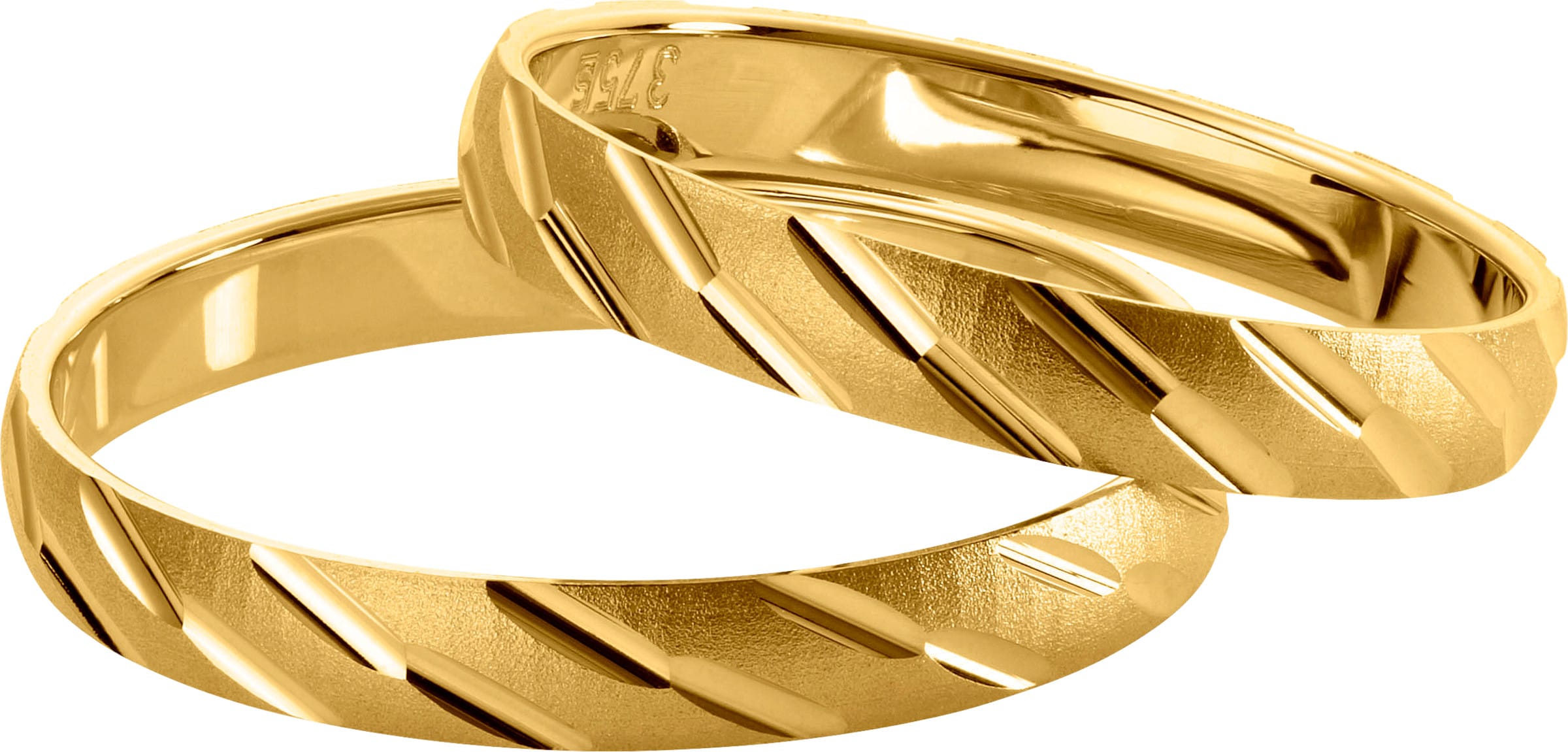 Gold von günstig Kaufen-Ring in Gelbgold 375 von heine. Ring in Gelbgold 375 von heine <![CDATA[Für SIE und IHN: Ring aus 375er Gelbgold im Wechsel aus Glanz- und matten Partien mit leichter Struktur. Breite ca. 3 mm.]]>. 