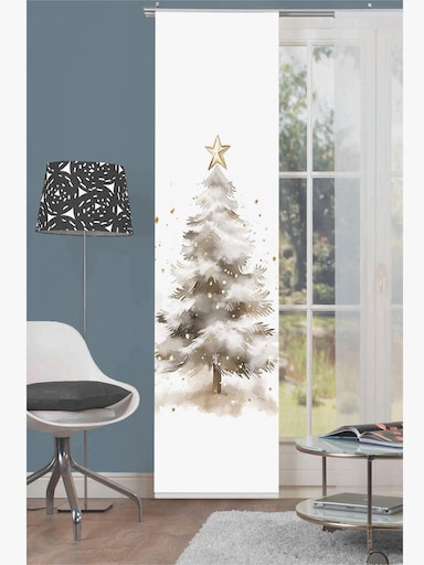 heine home Schiebevorhang - weiß-natur