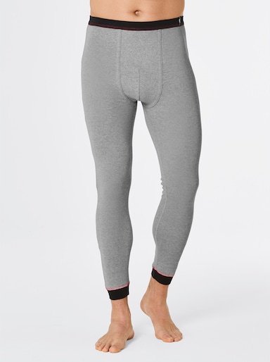 wäschepur men Hose lang - grau-meliert