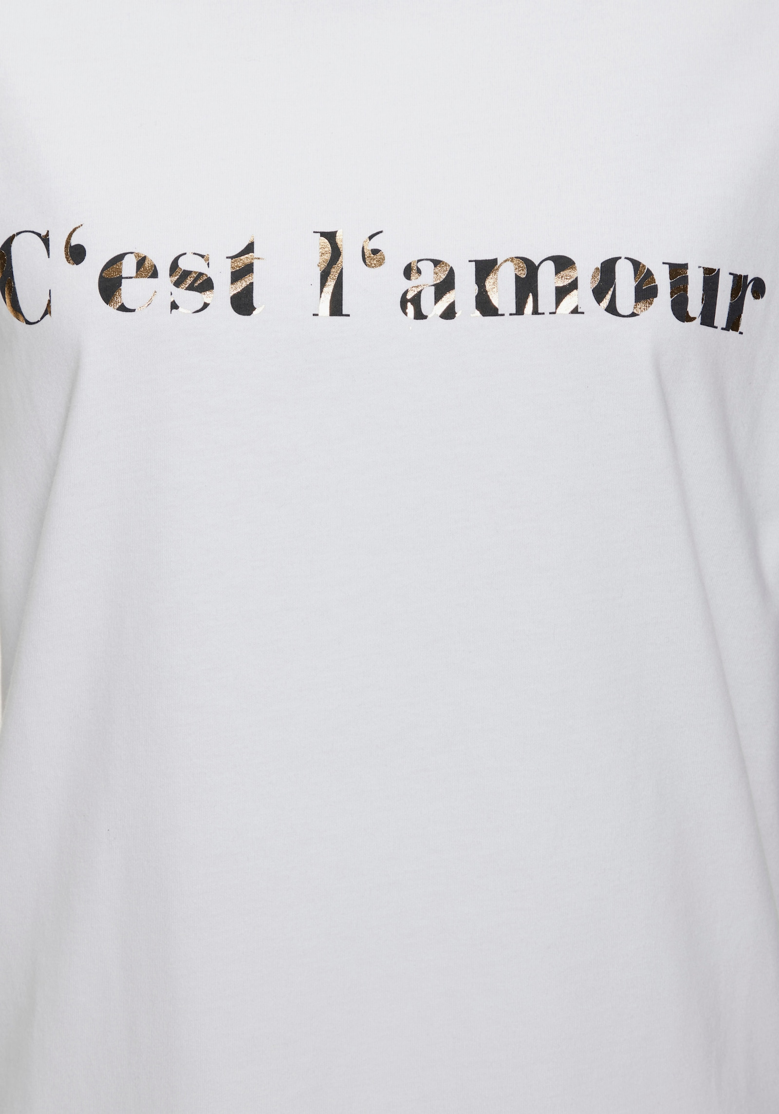 LASCANA Kurzarmshirt - weiss