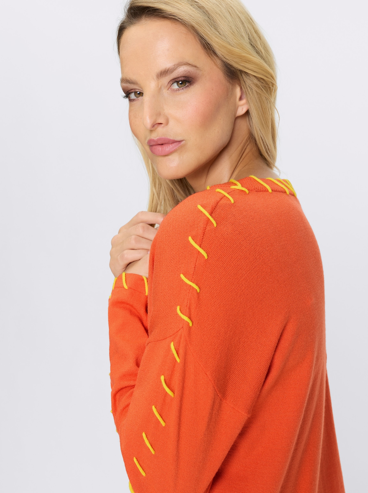 heine Feinstrickpullover - orange
