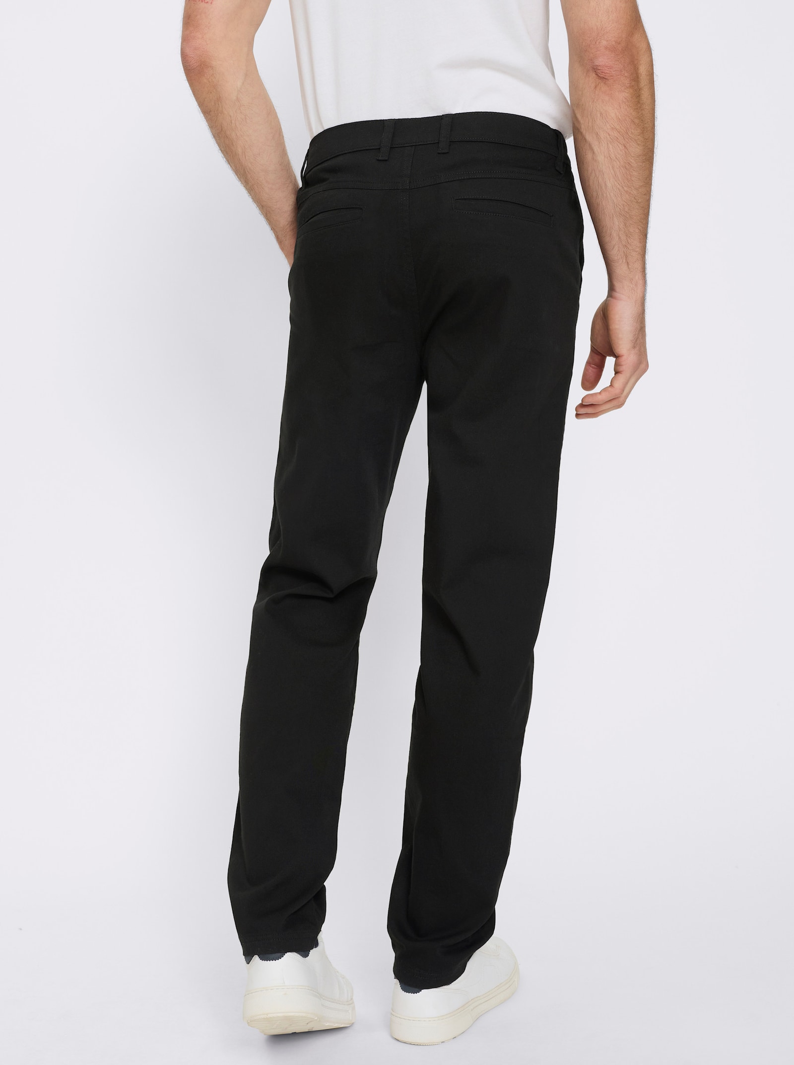 Marco Donati Chinohose mit Stretch-Anteil - schwarz