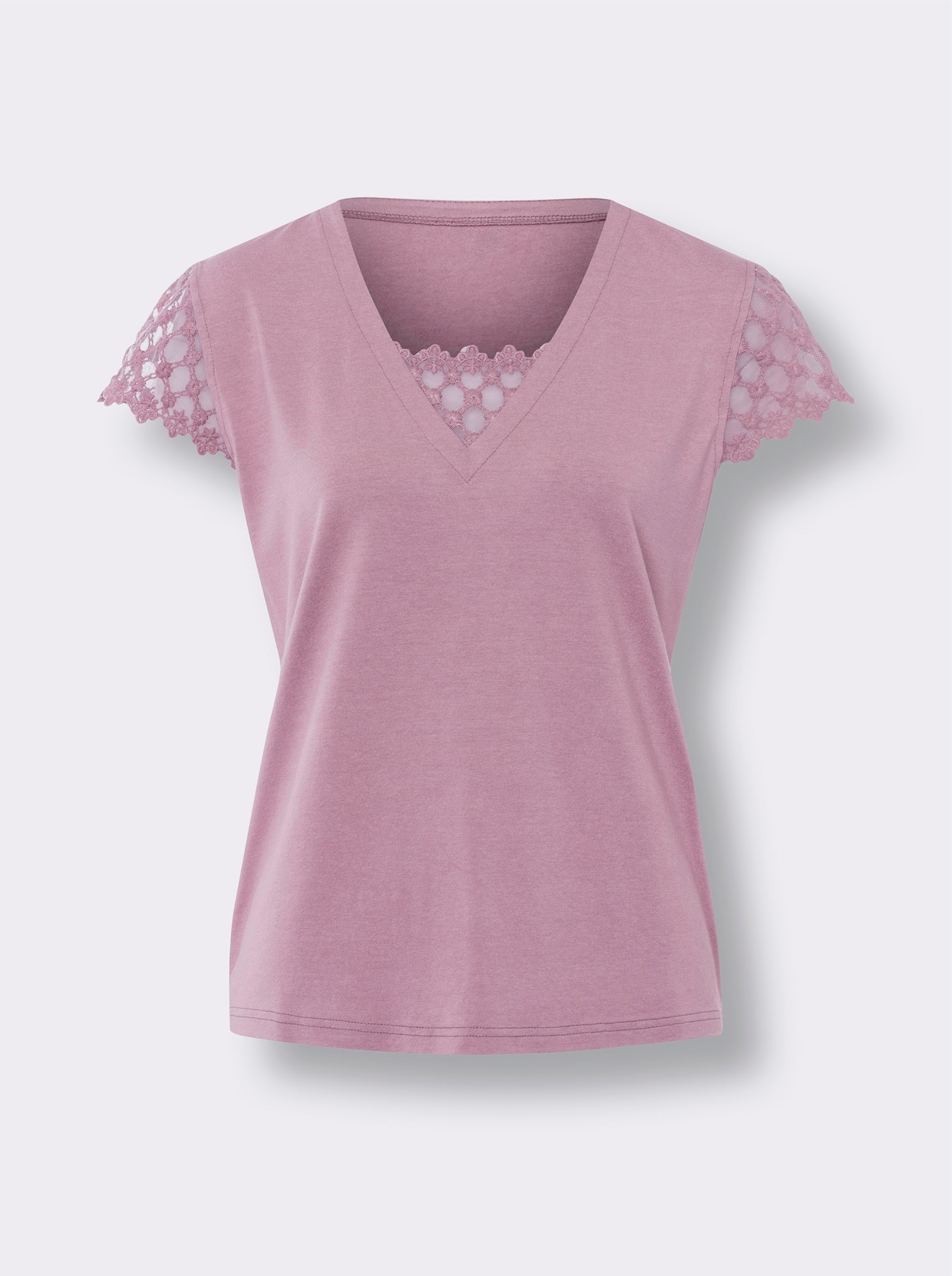 heine Shirt met korte mouwen - mauve