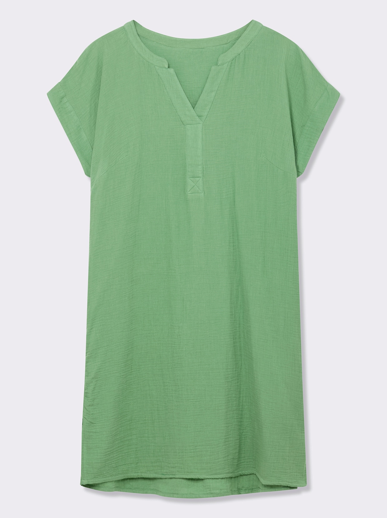 Sommerkleid in Musselin-Qualität - apfel