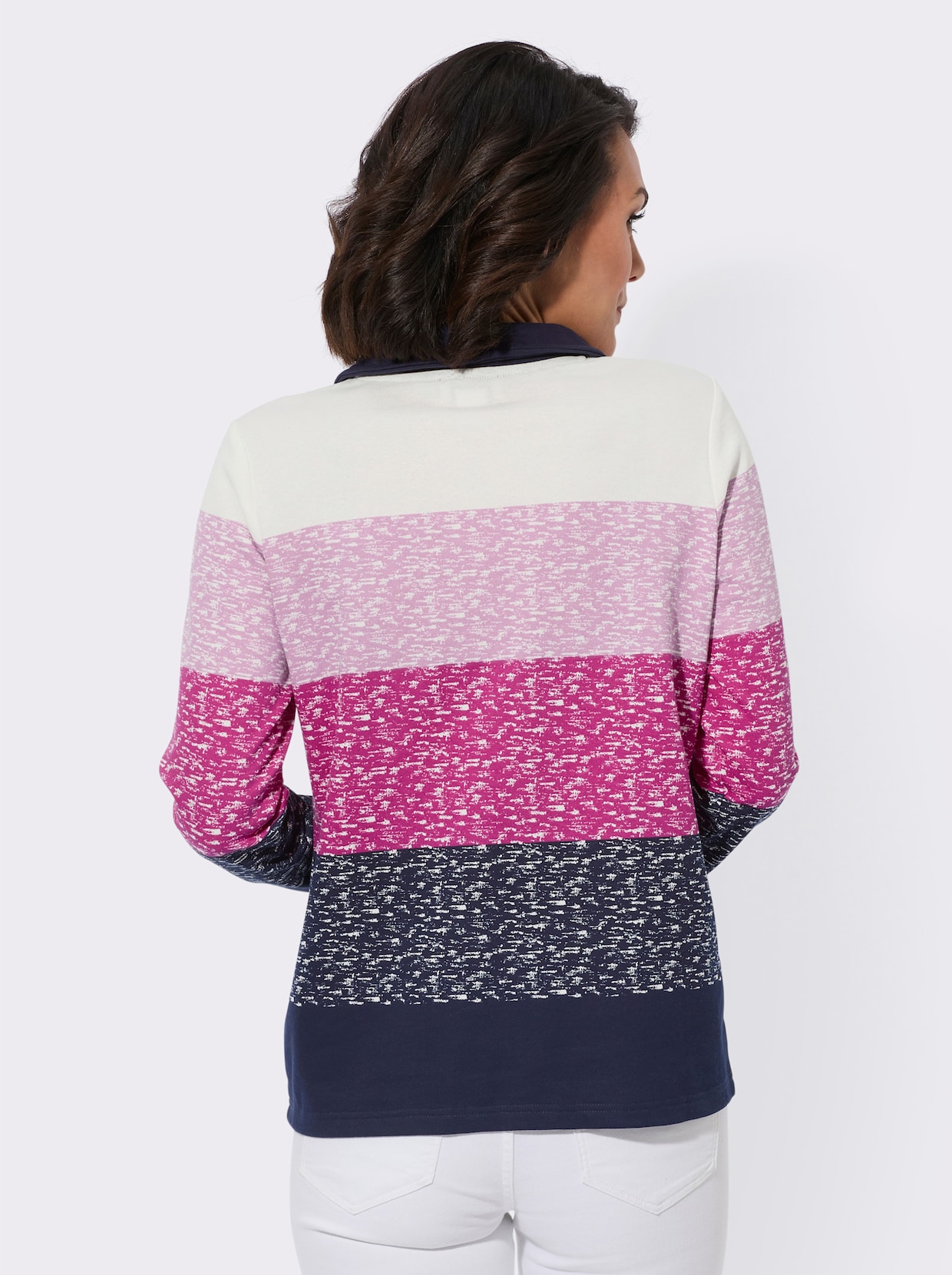 Sweatshirt - magenta-marine