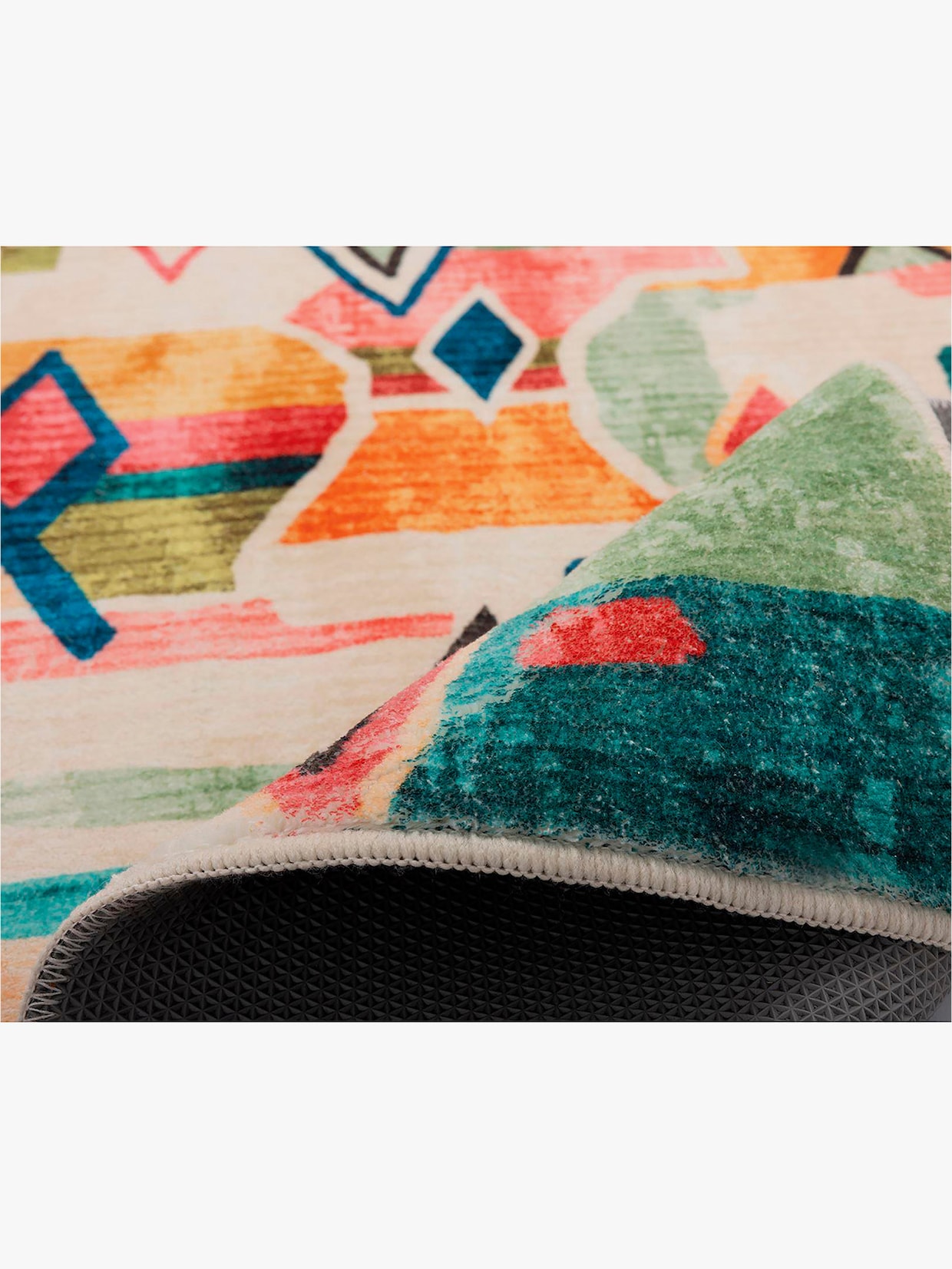 Theko Badematte - natur-bunt