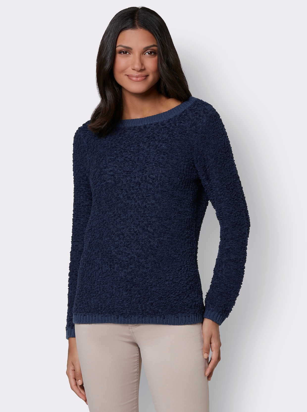 Pullover met lange mouwen - donkerblauw
