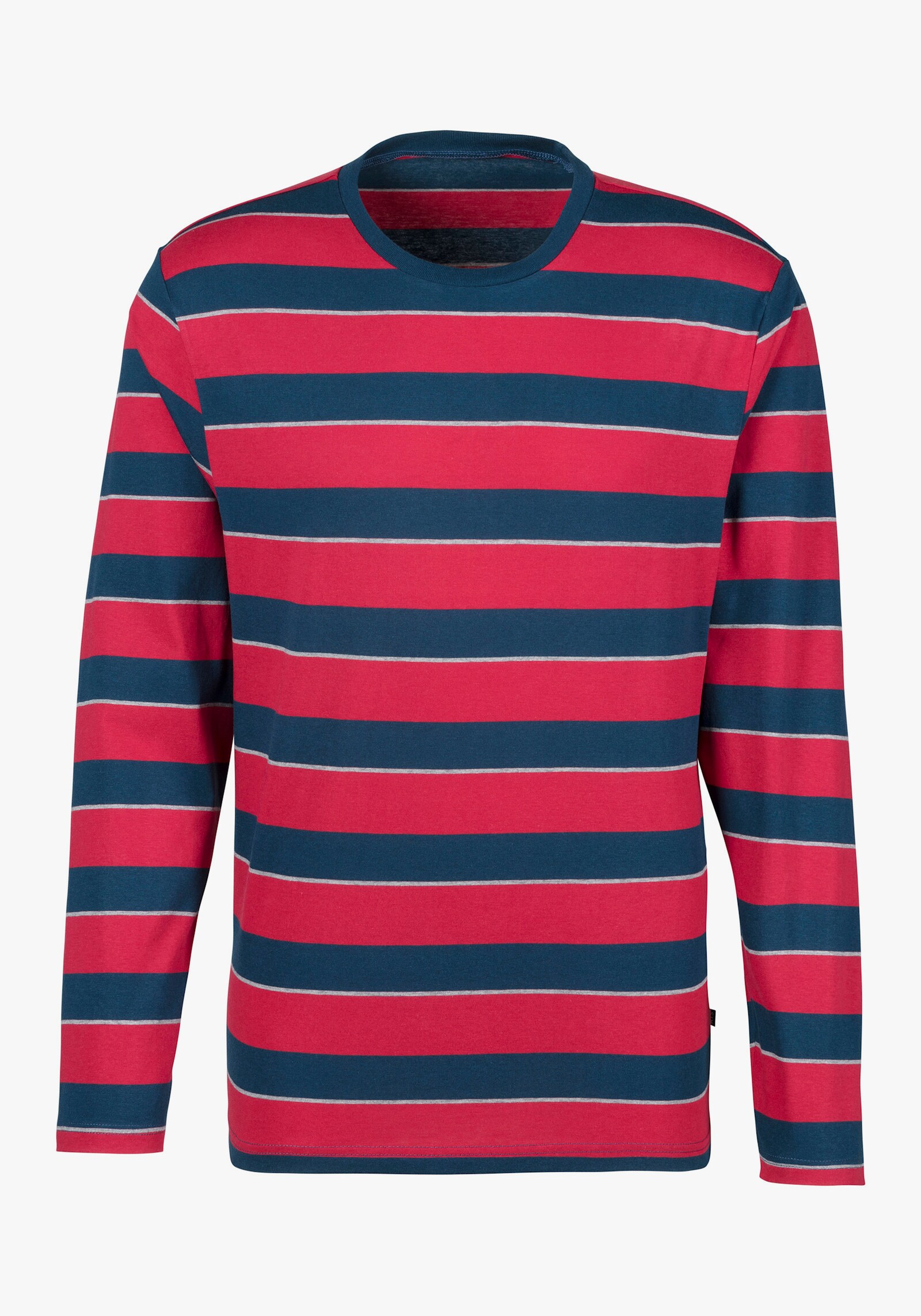 H.I.S Pyjama - rot-navy-gestreift, navy