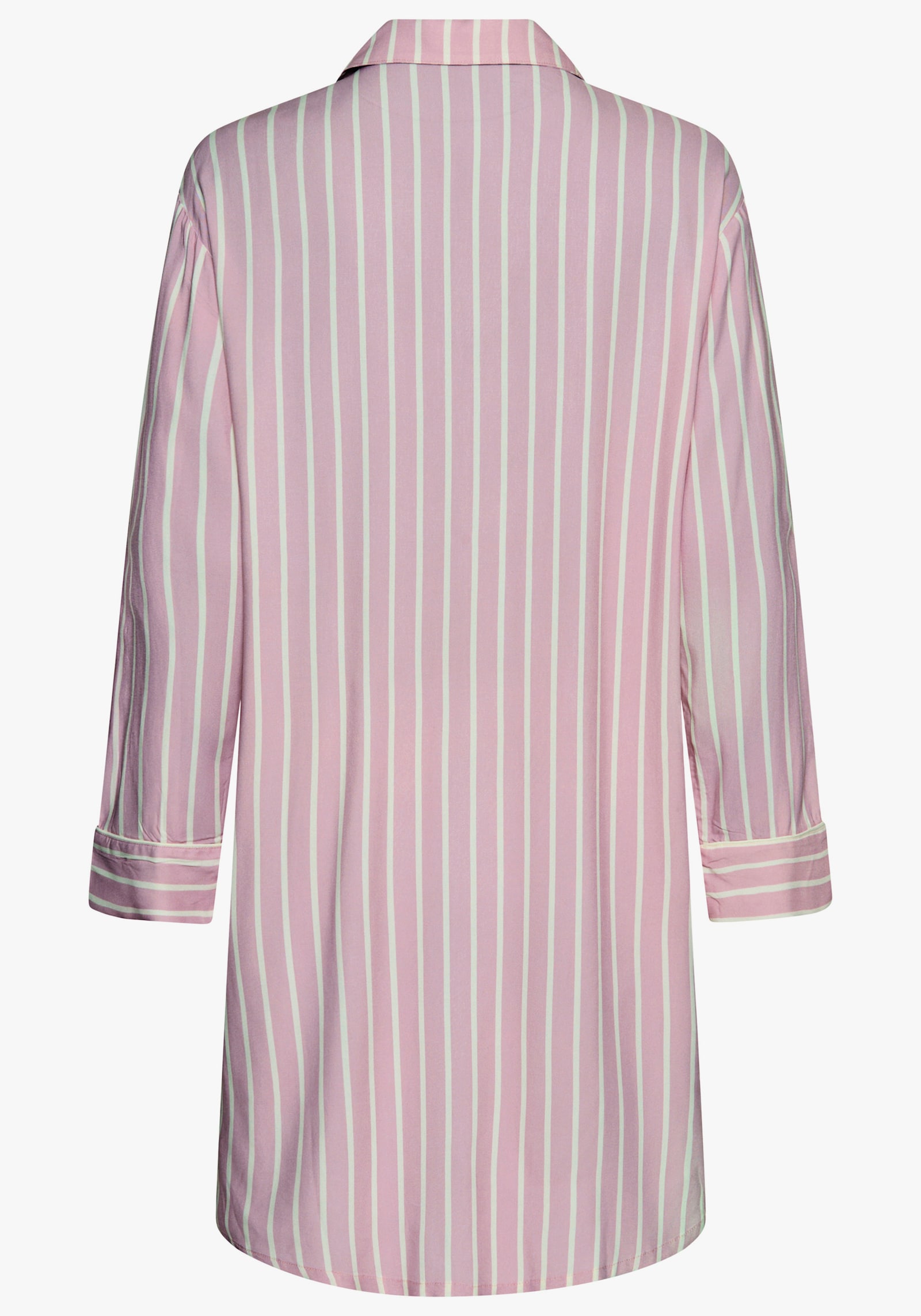 LASCANA Chemise de nuit - vieux rose à rayures