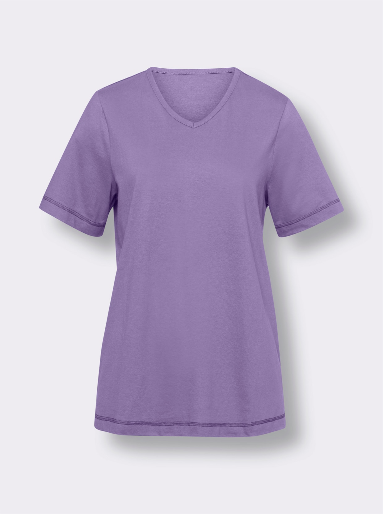Kurzarmshirt - lavendel