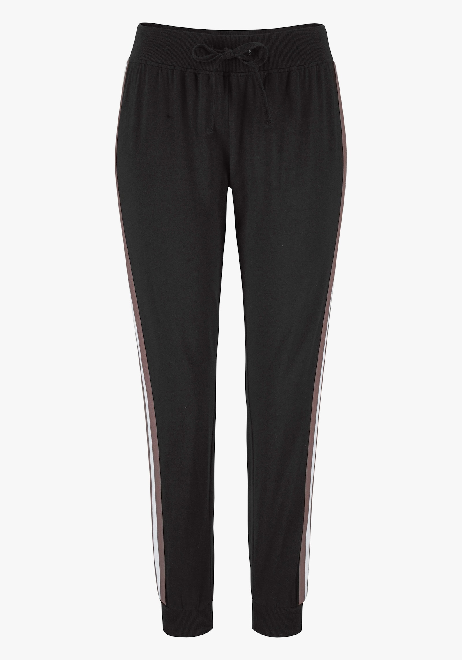 Buffalo Pyjama - mauve-schwarz