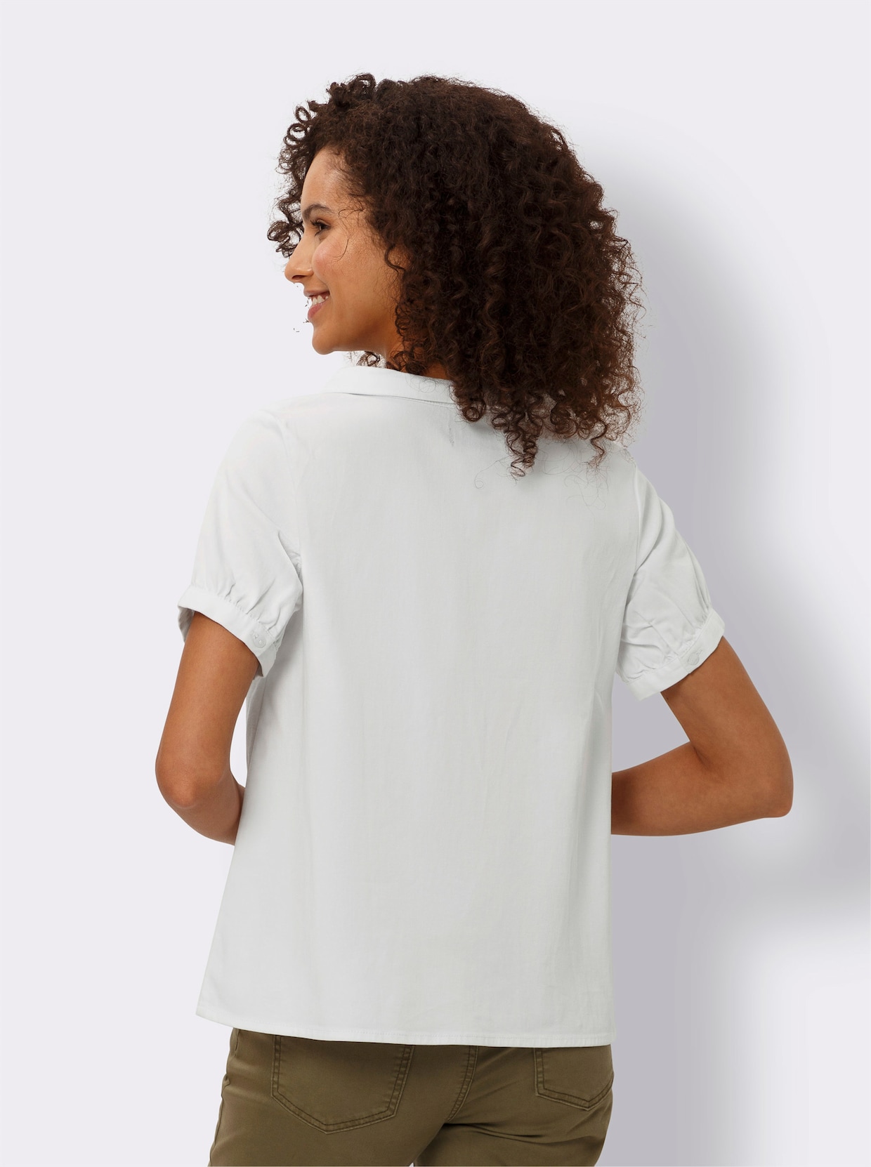 heine Jeansbluse - weiß