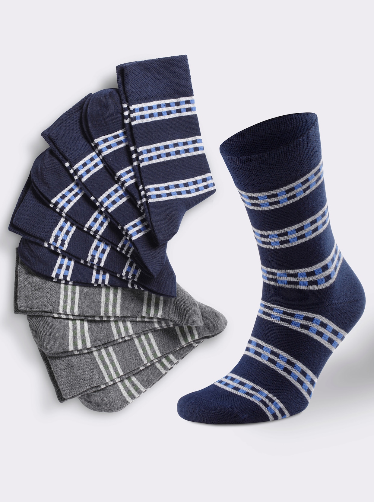 wäschepur Pánské ponožky - různé barvy