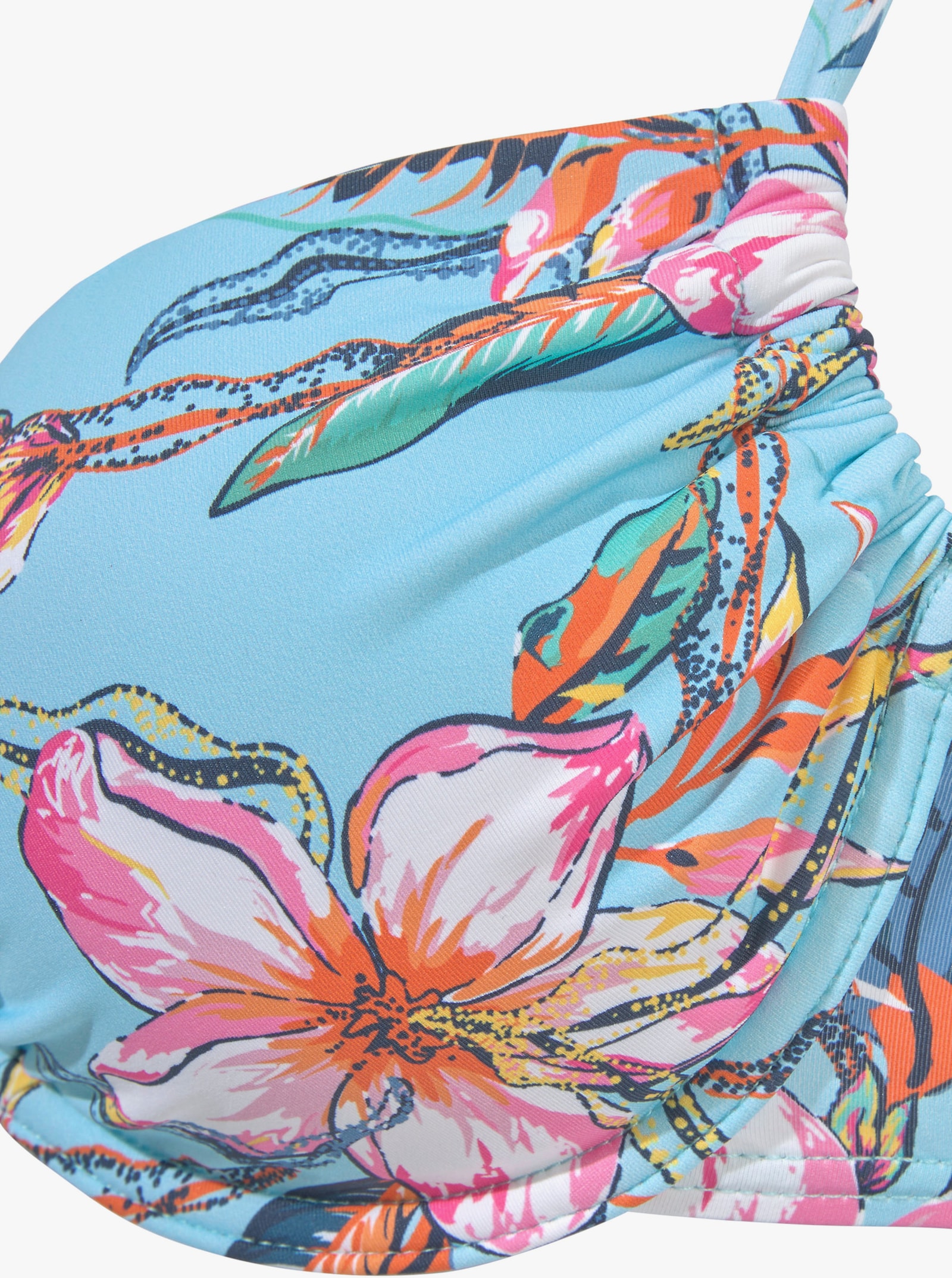 LASCANA Bügel-Bikini-Top - hellblau-bedruckt