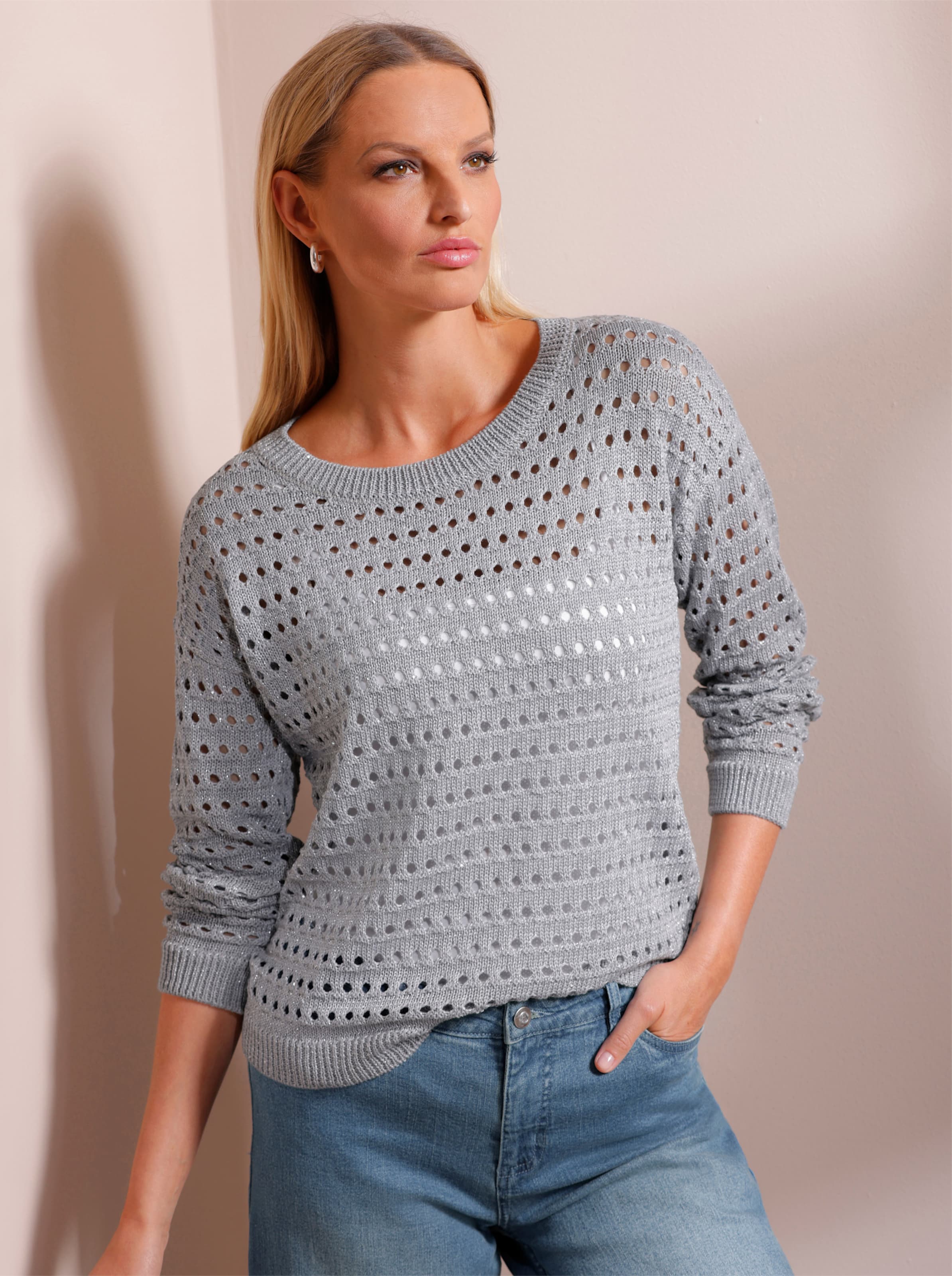Langarm-Pullover