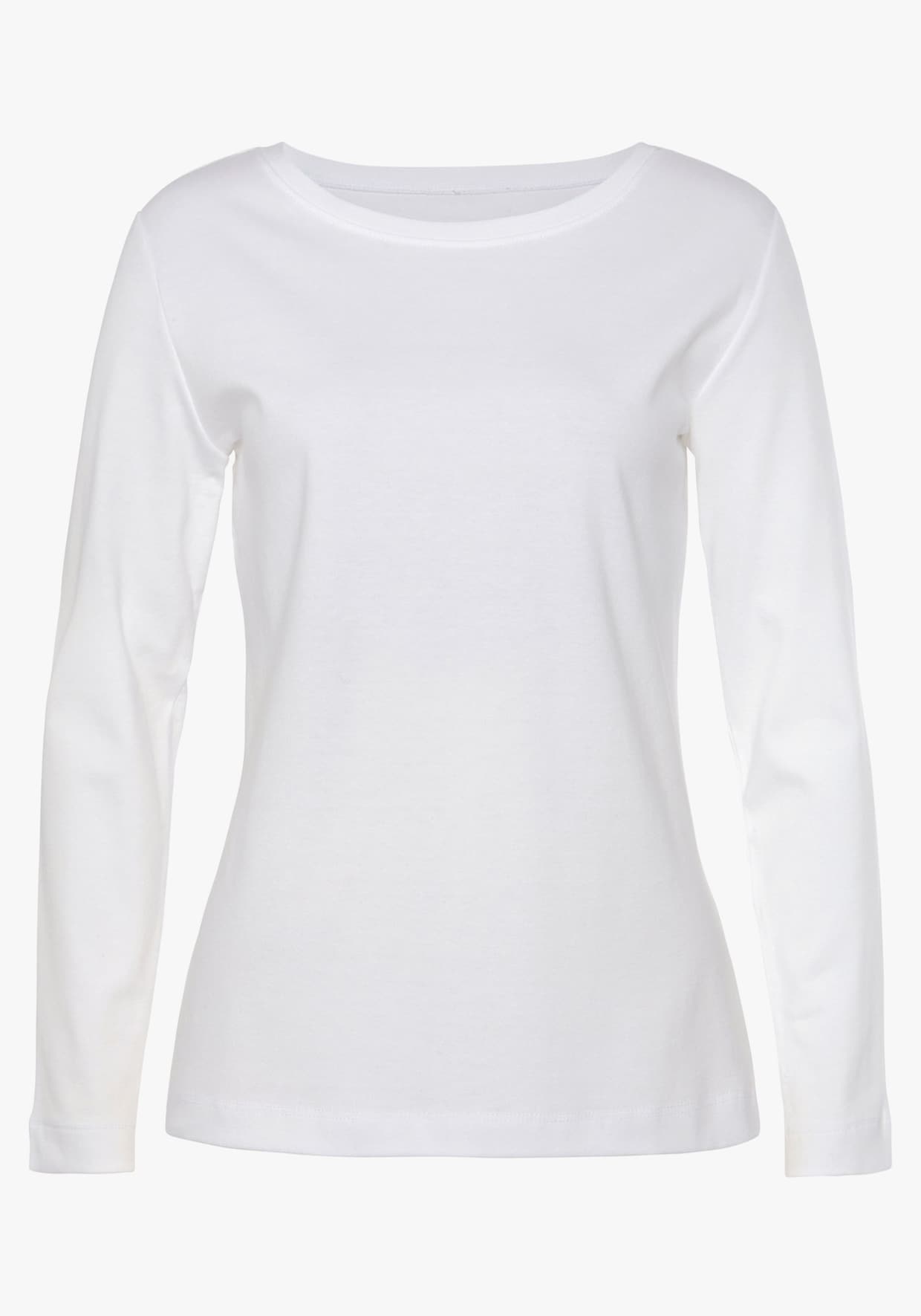 Vivance Langarmshirt - blau, creme