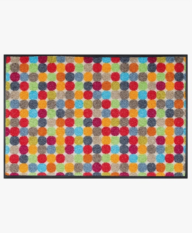 wash+dry by Kleen-Tex Fußmatte - rot-bunt