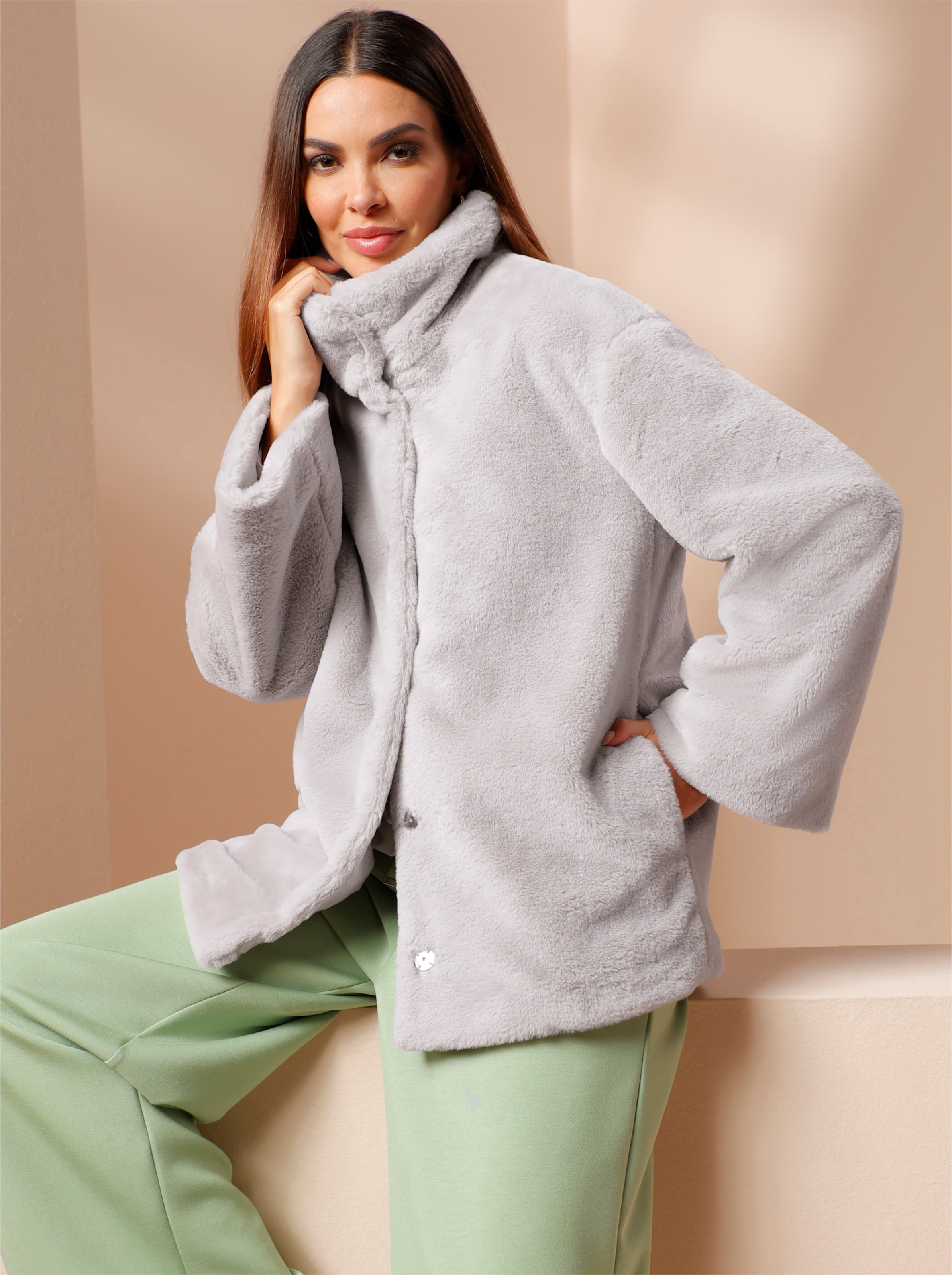 Fellimitatjacke