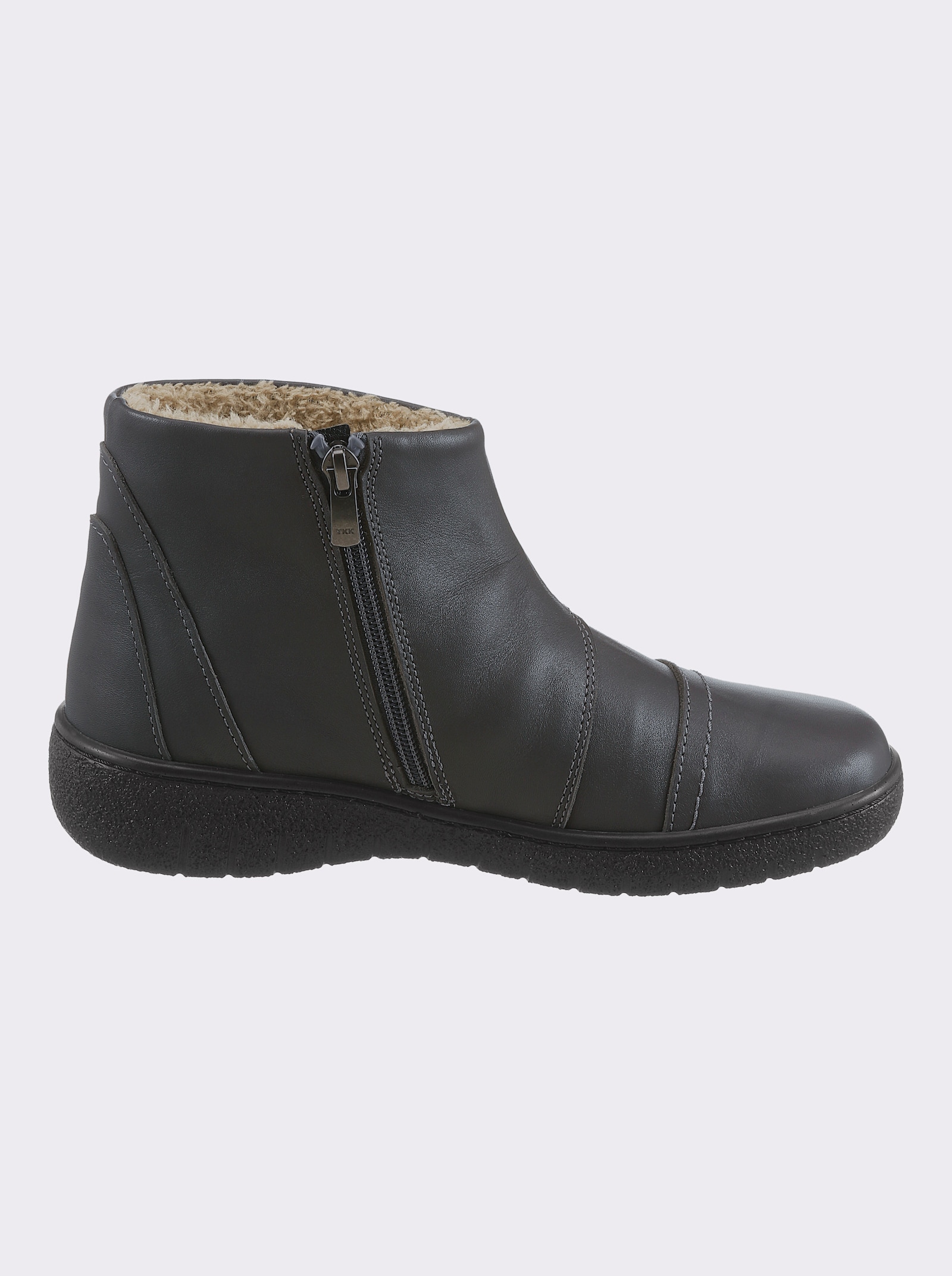 airsoft modern+ Stiefelette mit Innenfutter - grau