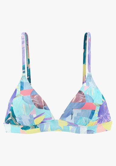 Venice Beach Triangel-Bikini-Top - lila bedruckt