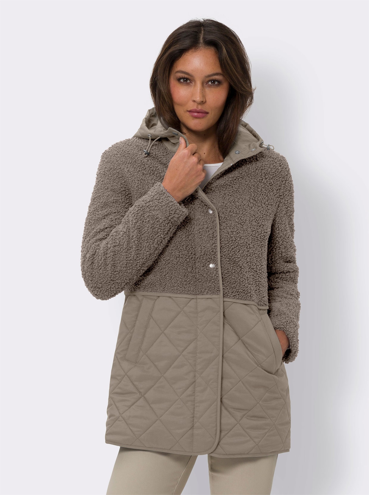 Jacke - taupe