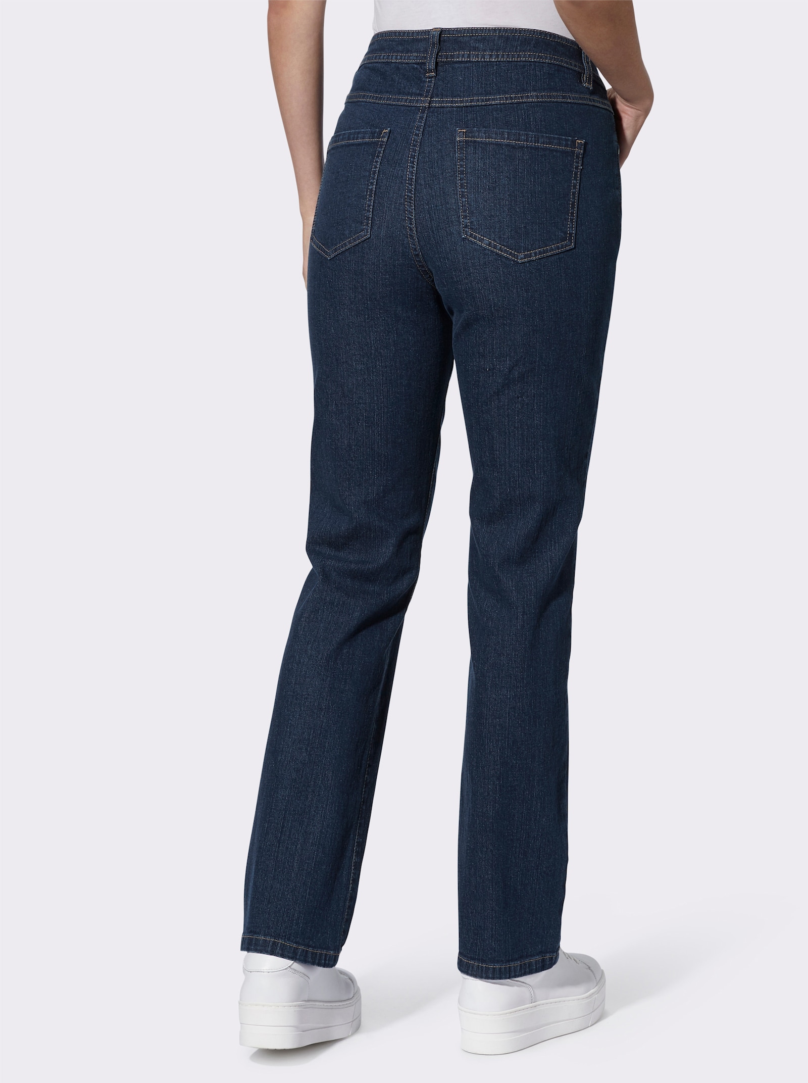 5-Pocket-Jeans mit lässig weiten Beinen - blue-stone-washed