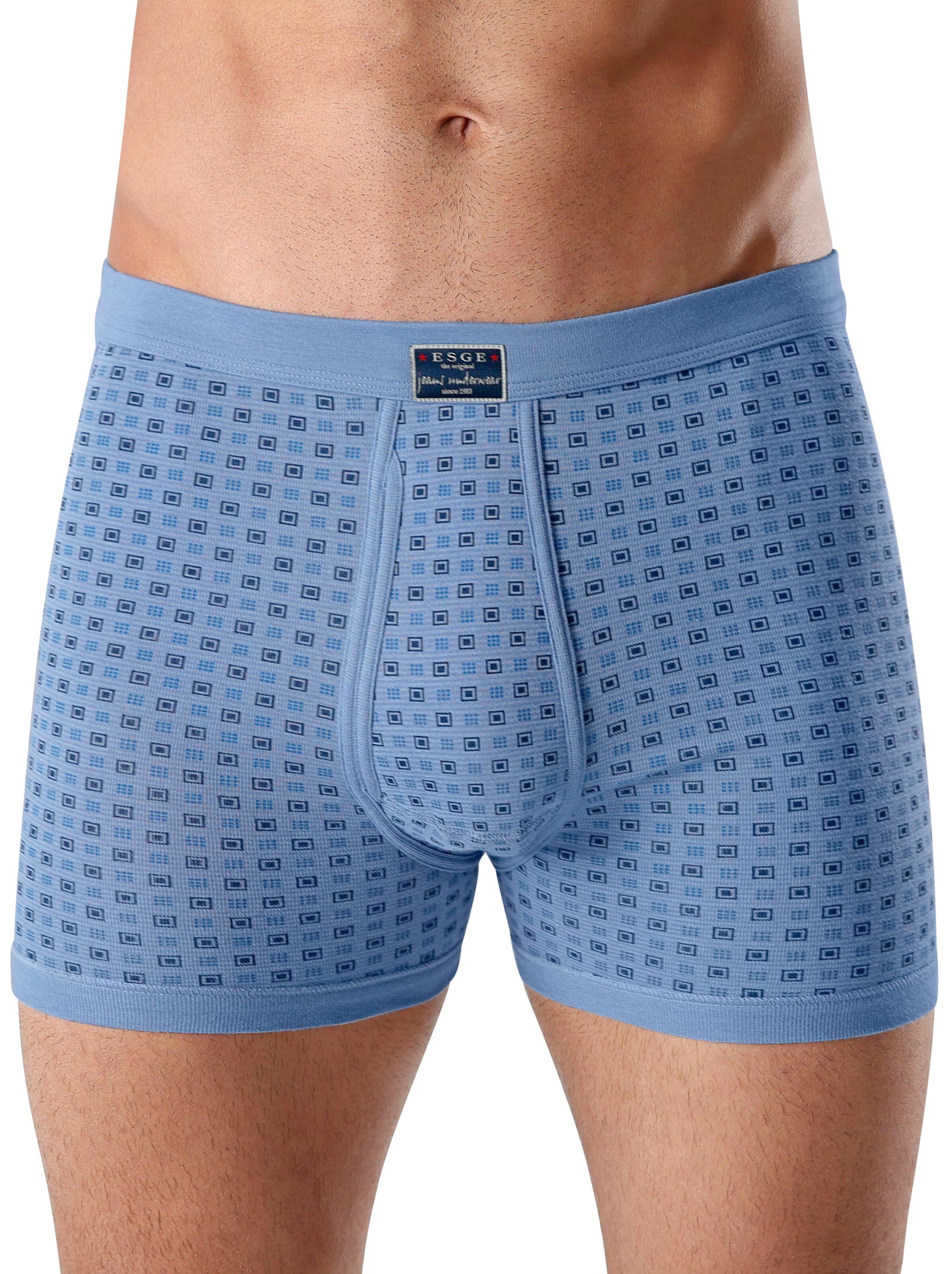 Schlüpfer - hellblau-bedruckt