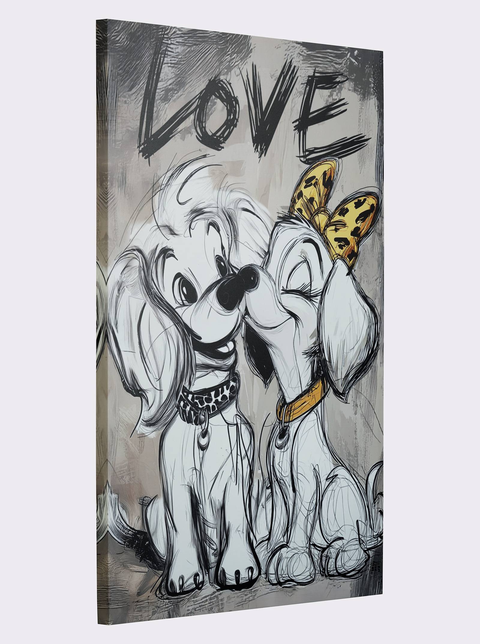 Impressionen Bild - grau-weiß