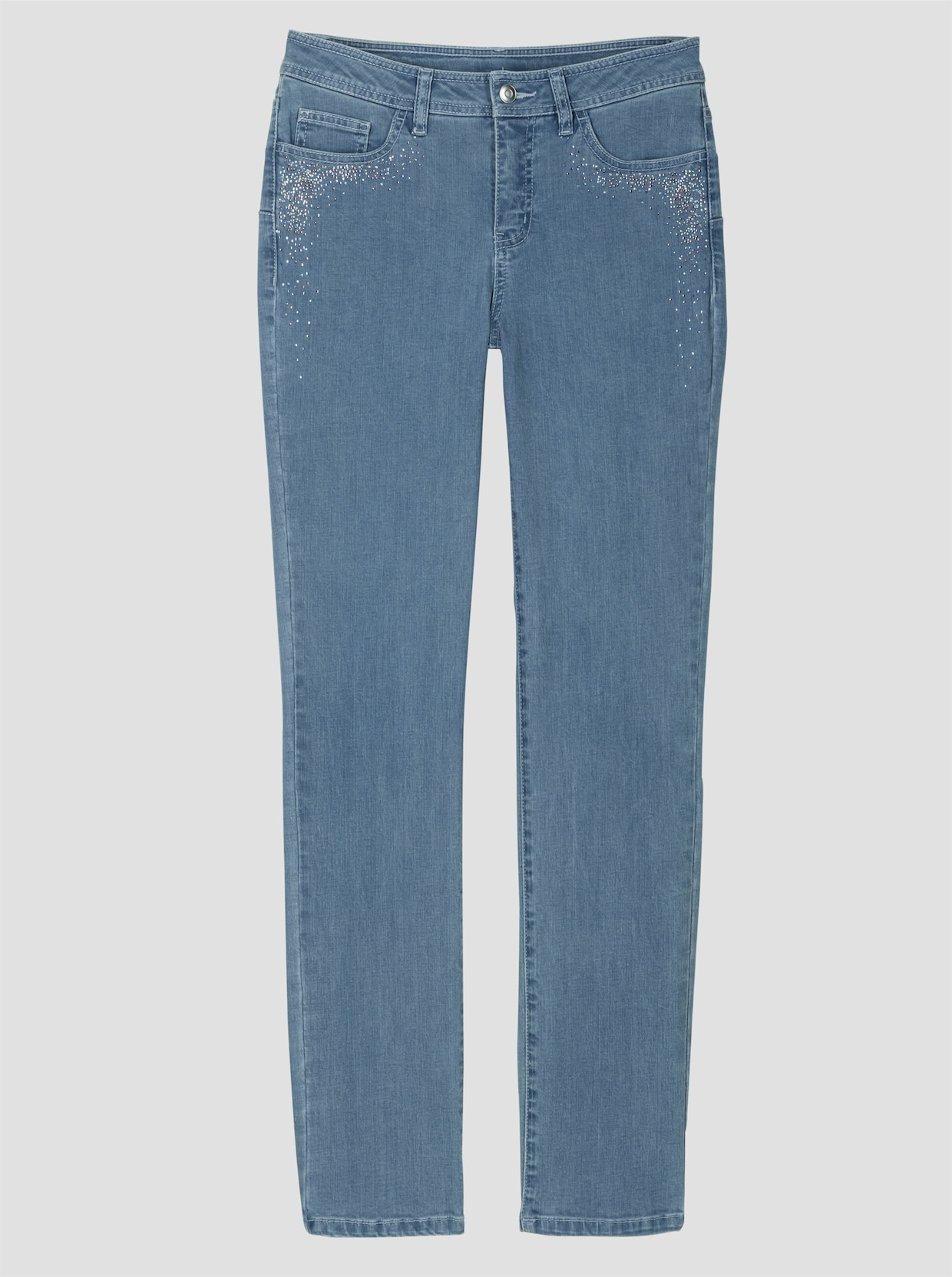 Jeans - blue-bleached