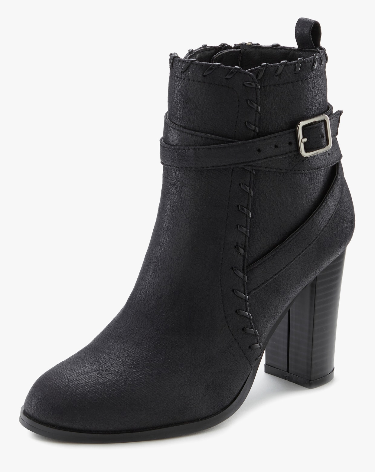 LASCANA bottines à talon haut - noir