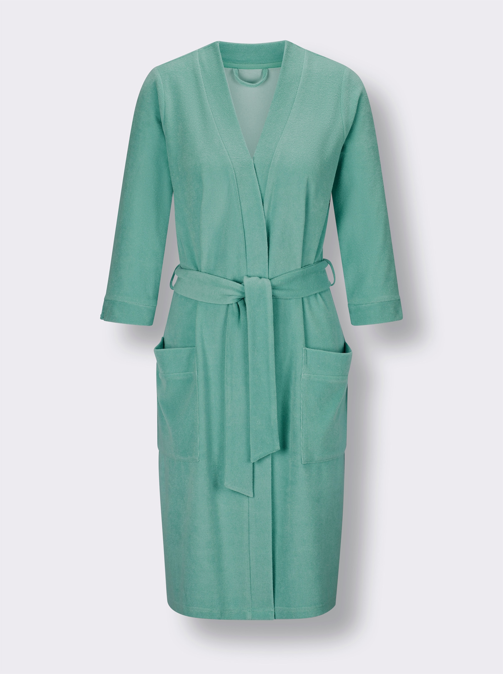 feel good Bademantel - salbei