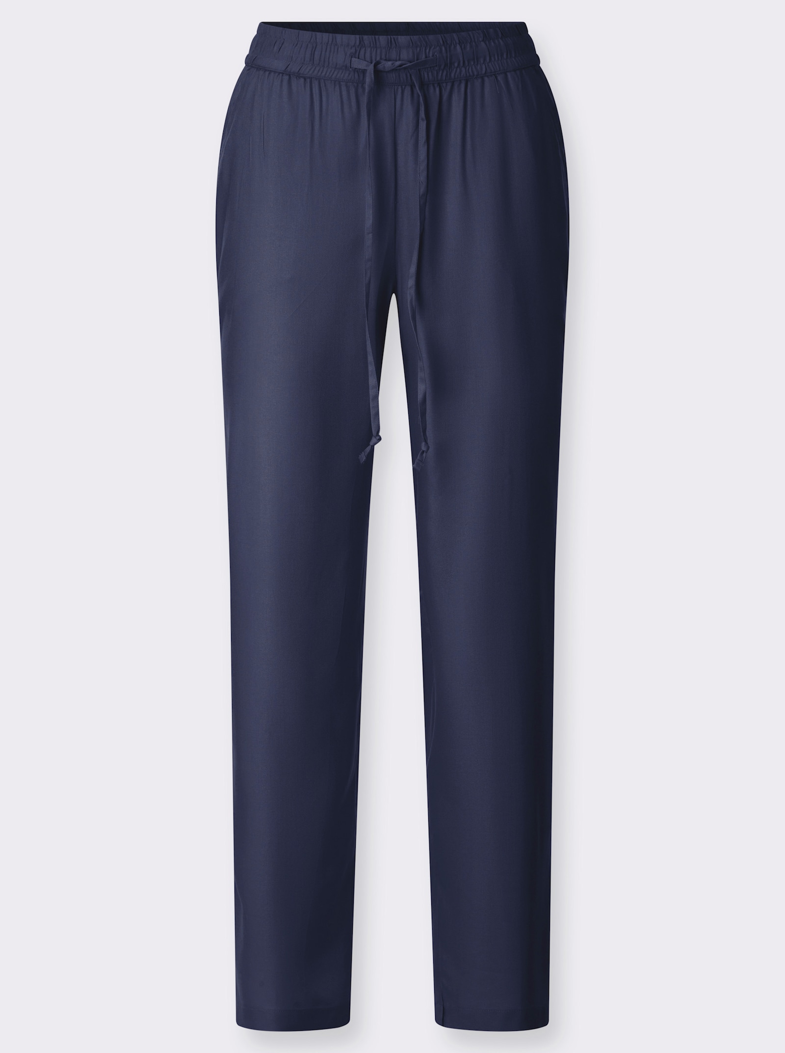 Schlupfhose in strukturierter Qualität - marine