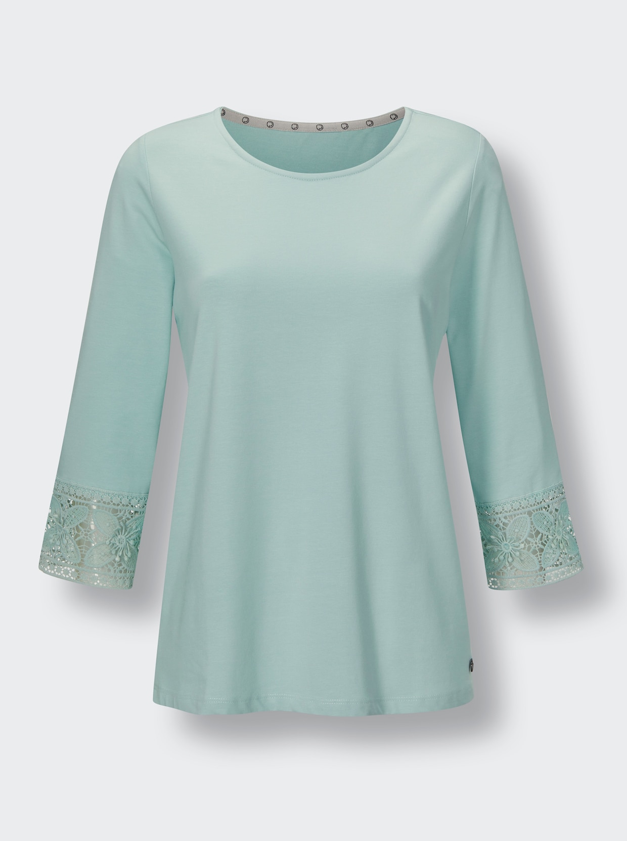CREATION L PREMIUM 3/4-Arm-Shirt - kalkmint