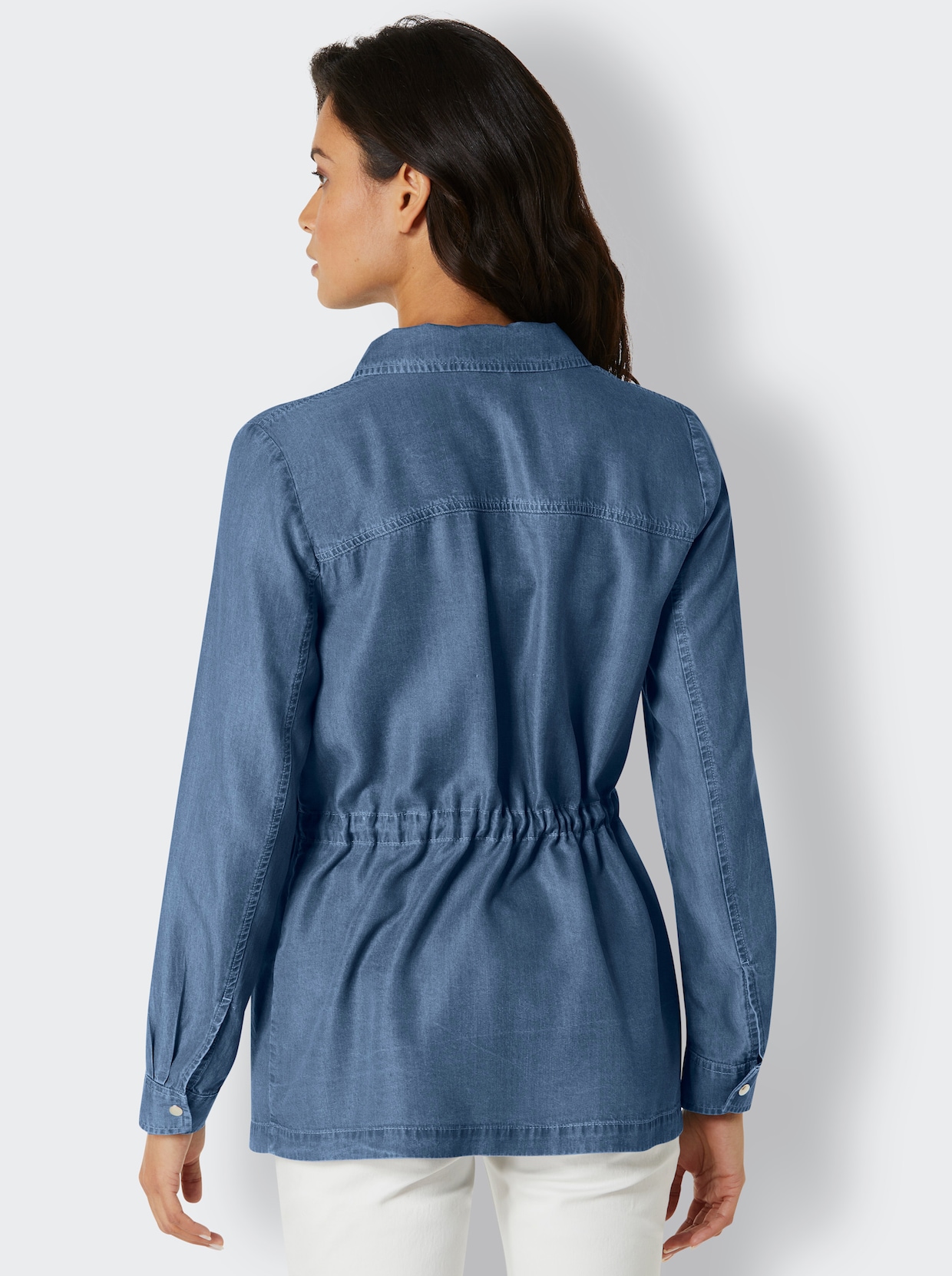 CREATION L PREMIUM Blusenblazer - blue-stone-washed
