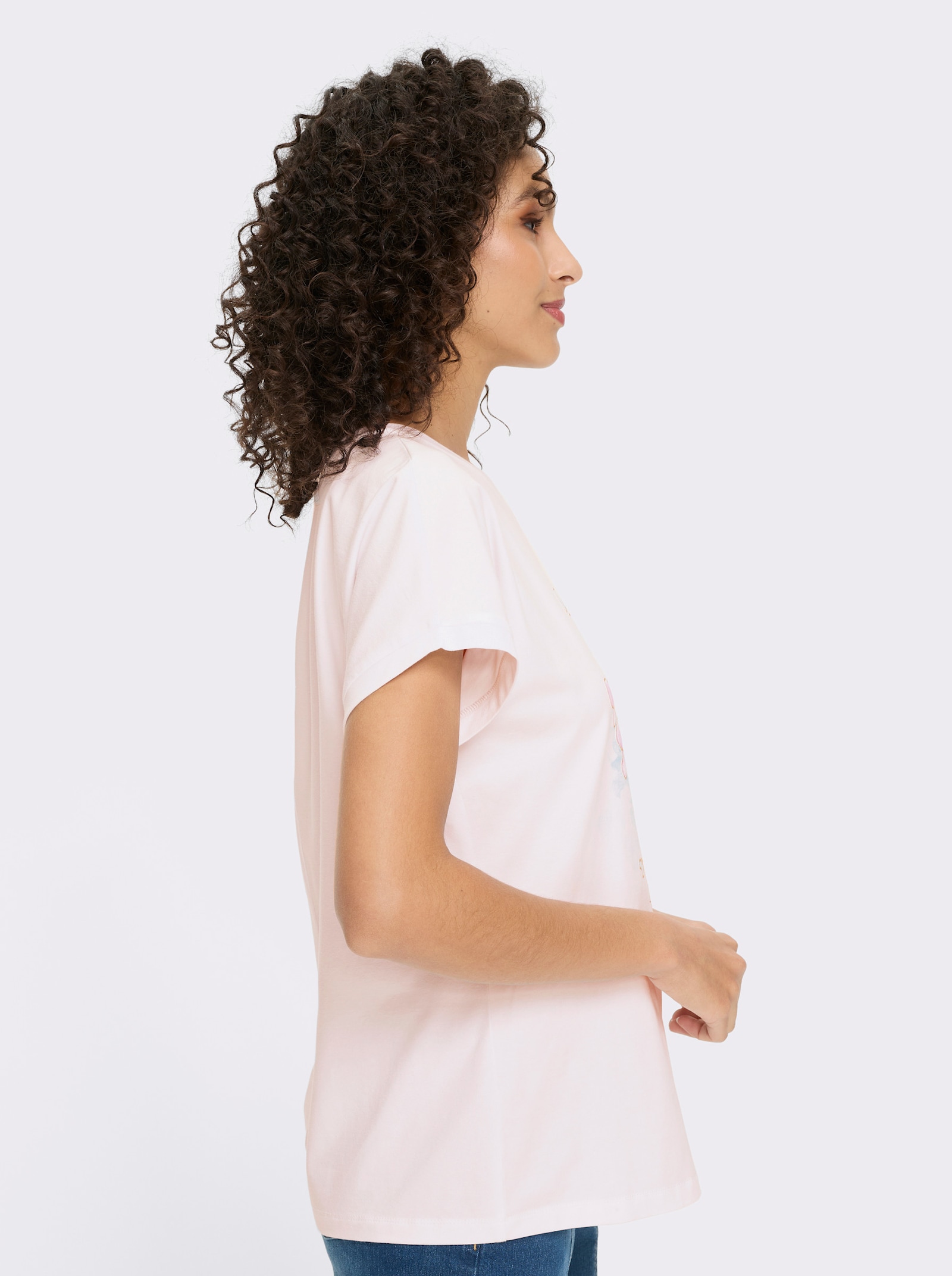 heine Kurzarmshirt - weiß