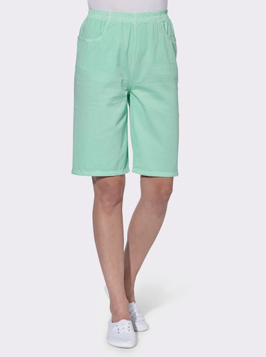 Bermudas mit Rundum-Dehnbund - aqua