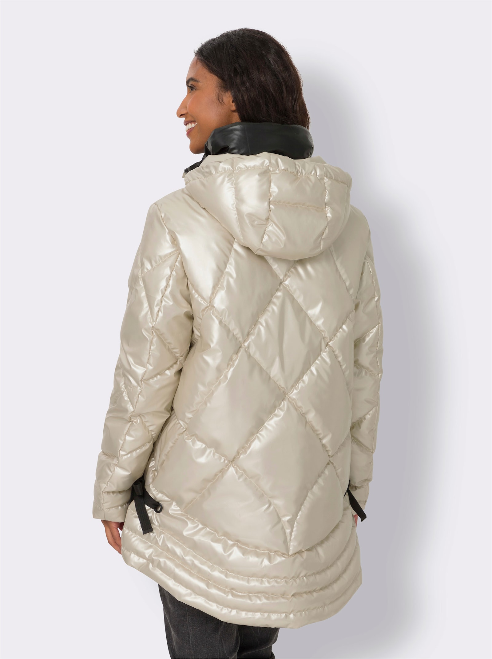 heine Gewatteerde jas in metallic look - metallic