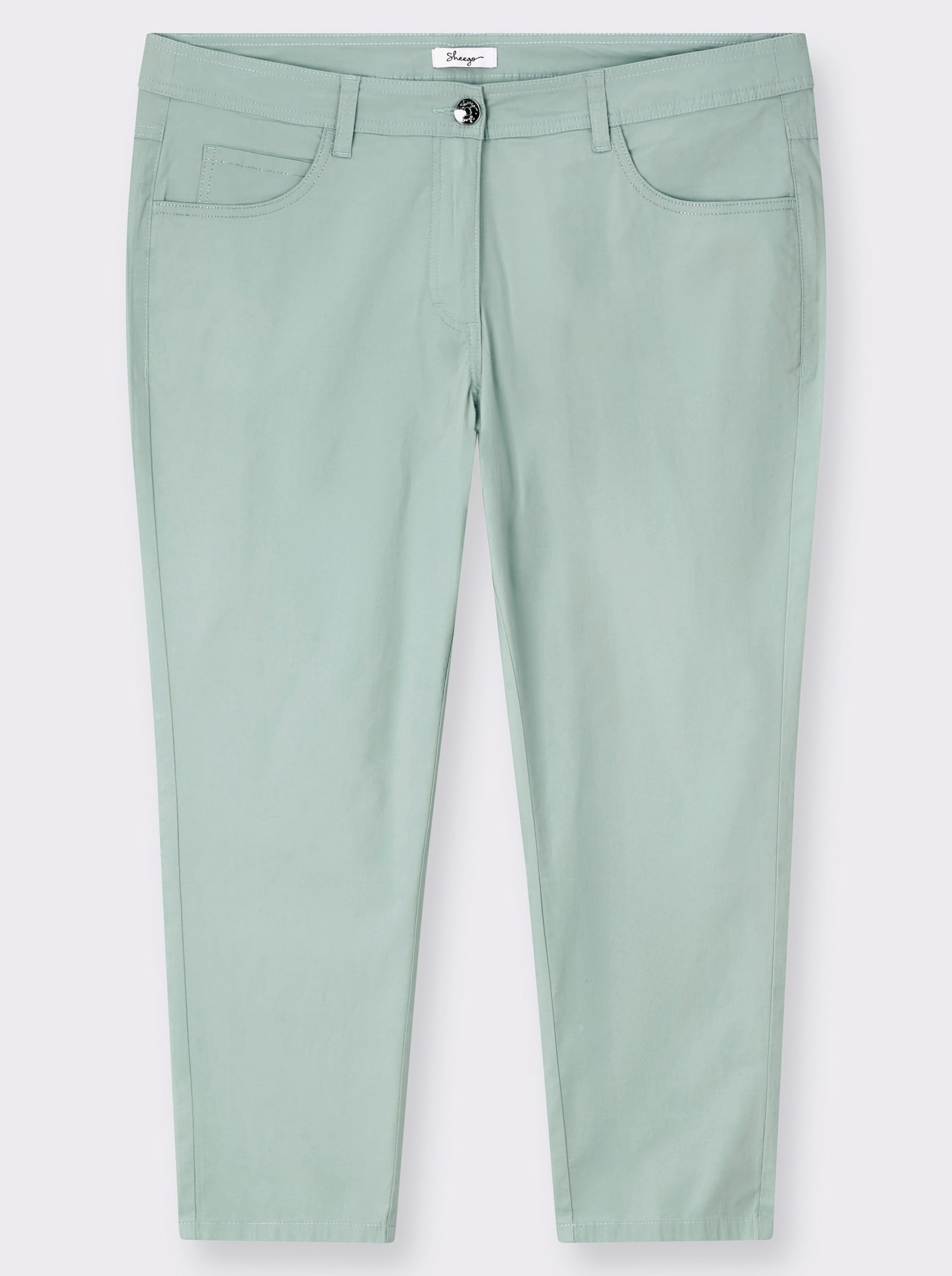 sheego 7/8-Hose im Curvy-Schnitt SUSANNE - kalkmint