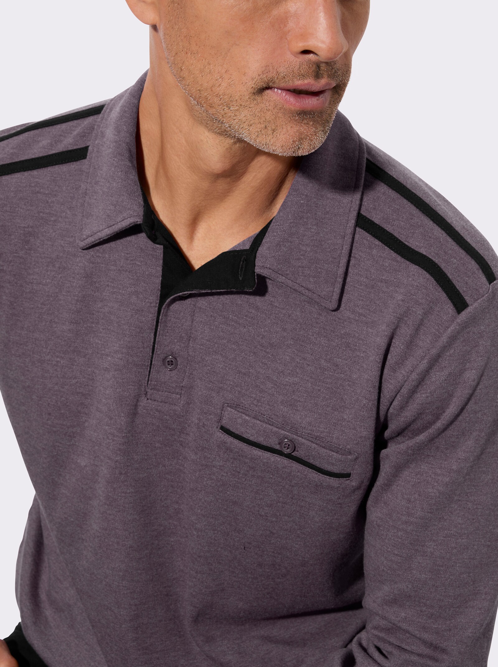 Sweatshirt - aubergine