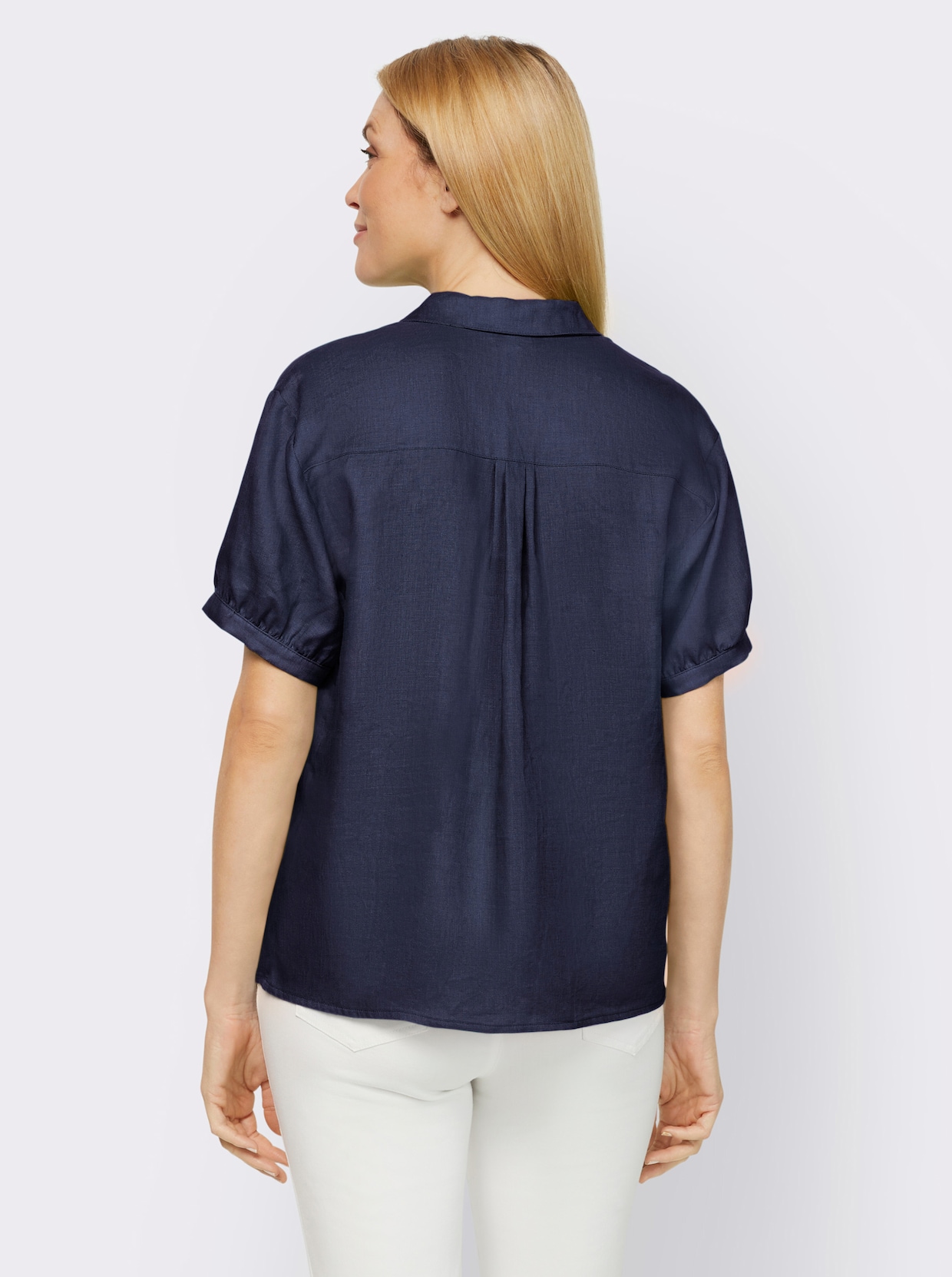 heine Linnen blouse - marine