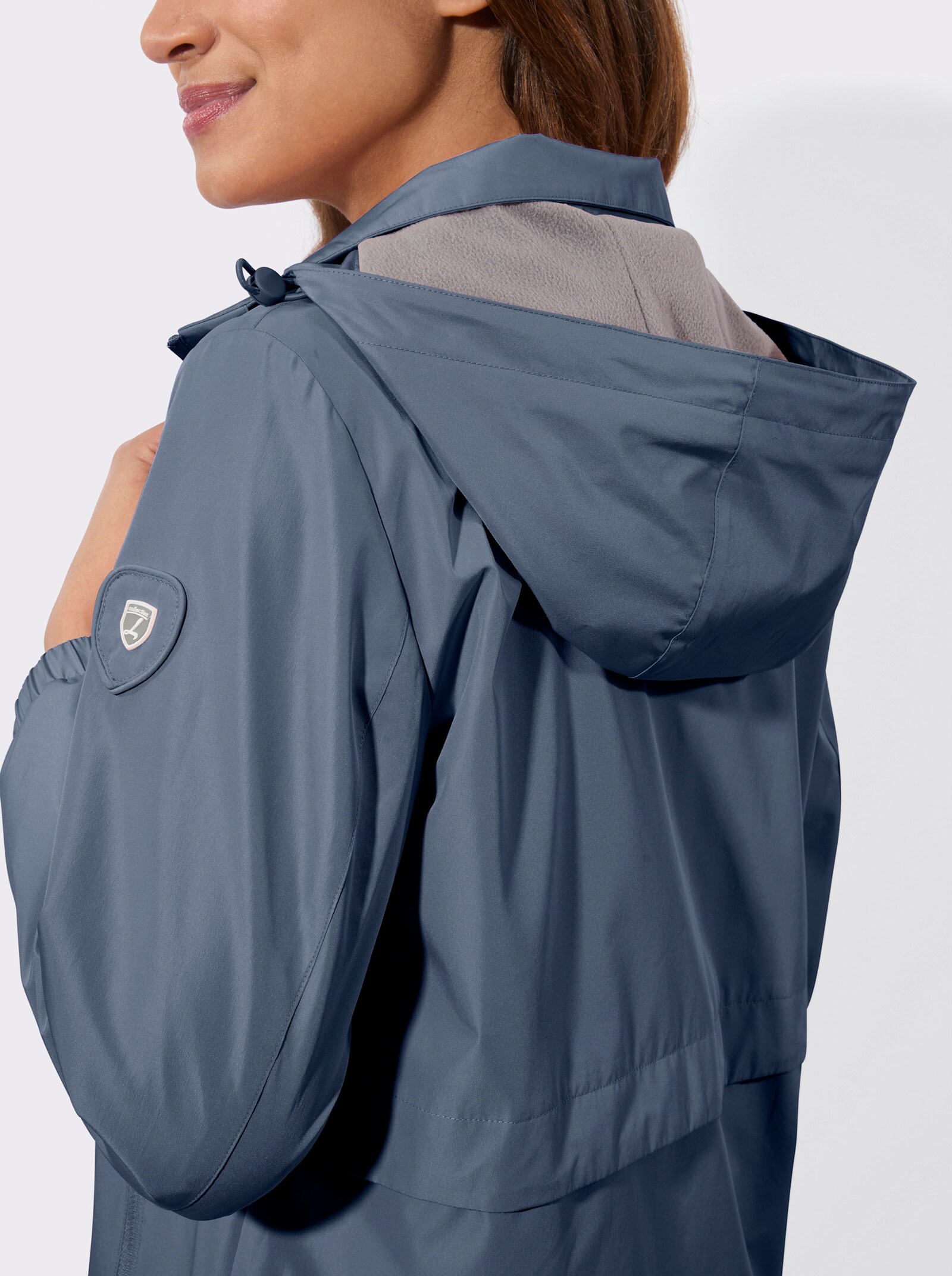 Outdoorjacke für die Übergangszeit - rauchblau