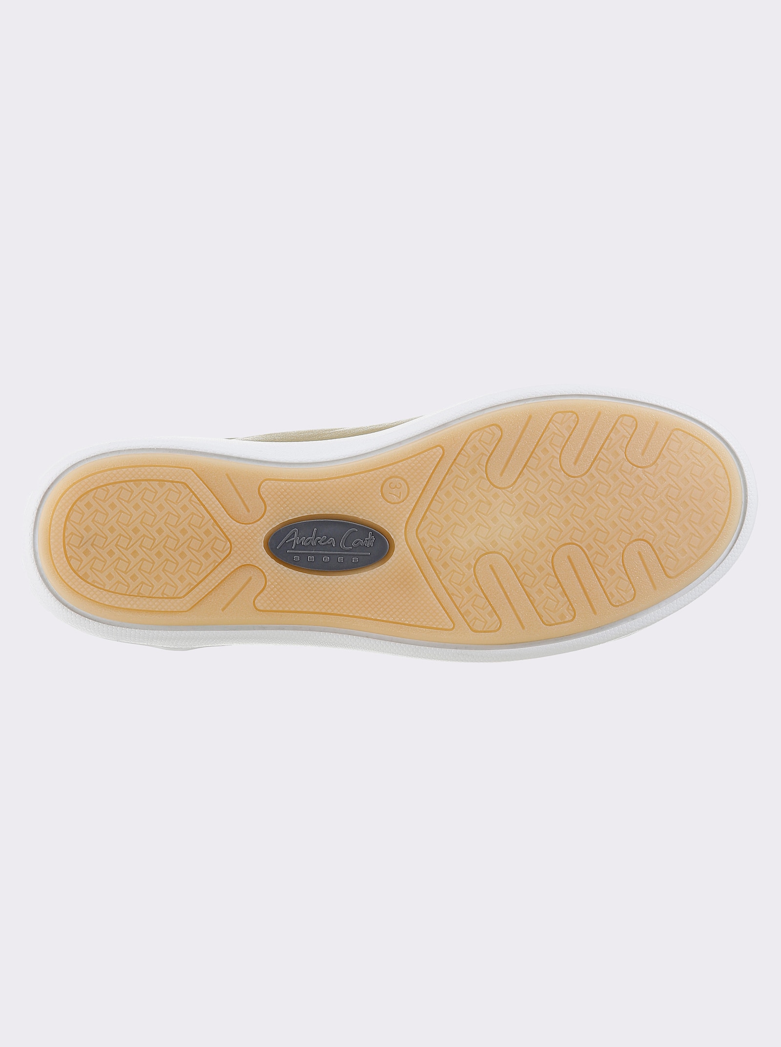 Andrea Conti Sneaker mit Zipper - pistazie
