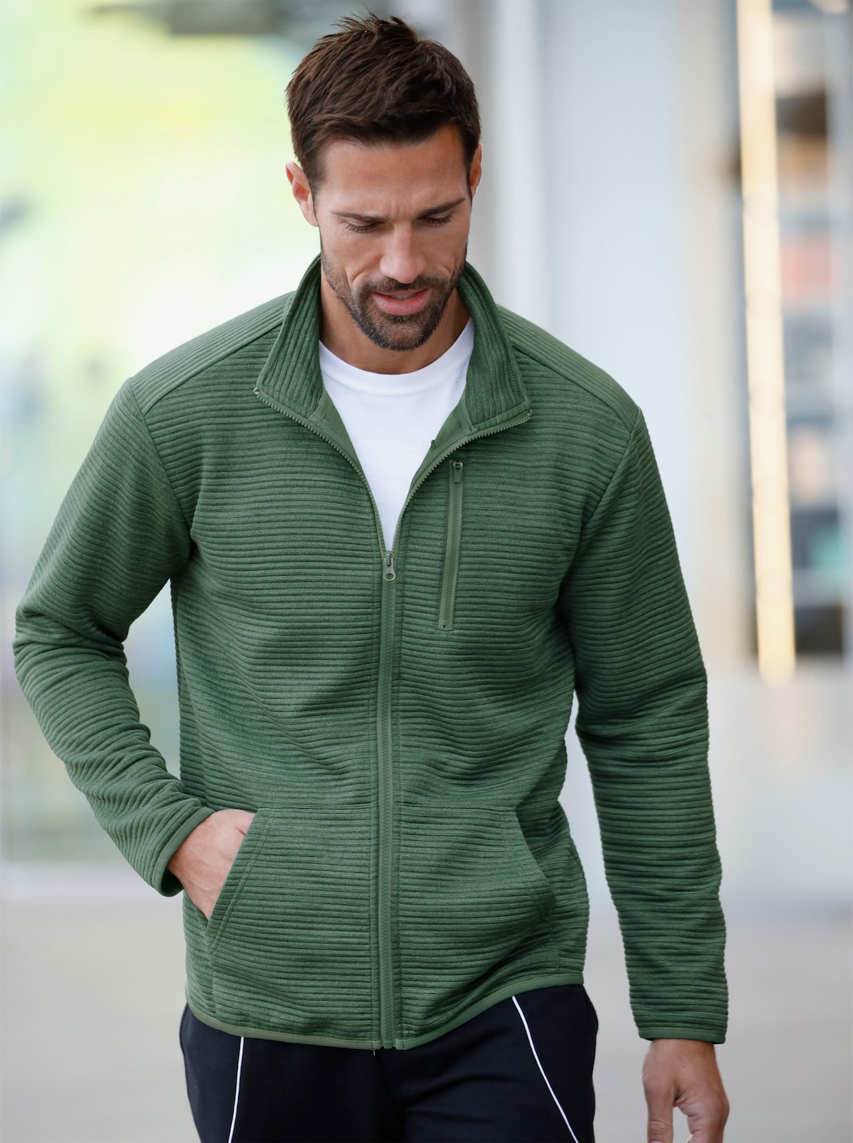 Catamaran Sports Freizeitjacke - eucalyptus-meliert