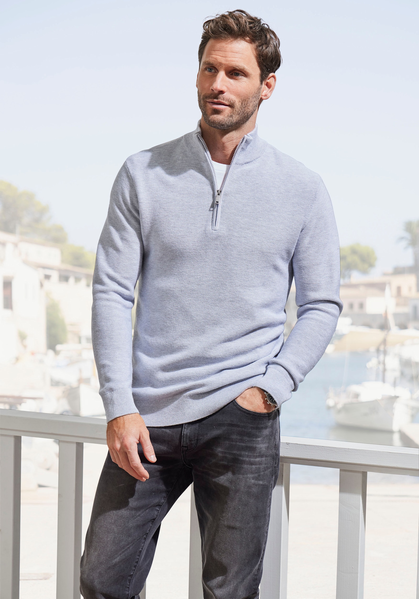 AUTHENTIC LE JOGGER Troyer - grau-meliert