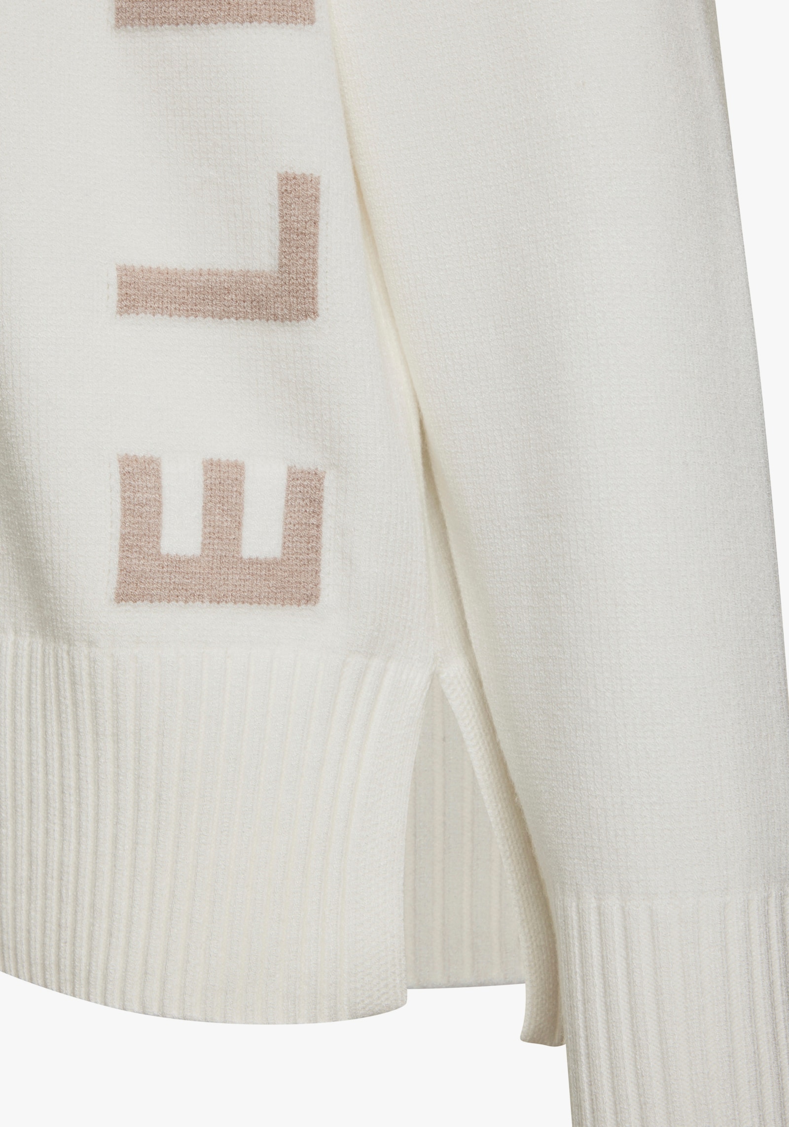 Elbsand Rollkragenpullover - weiß