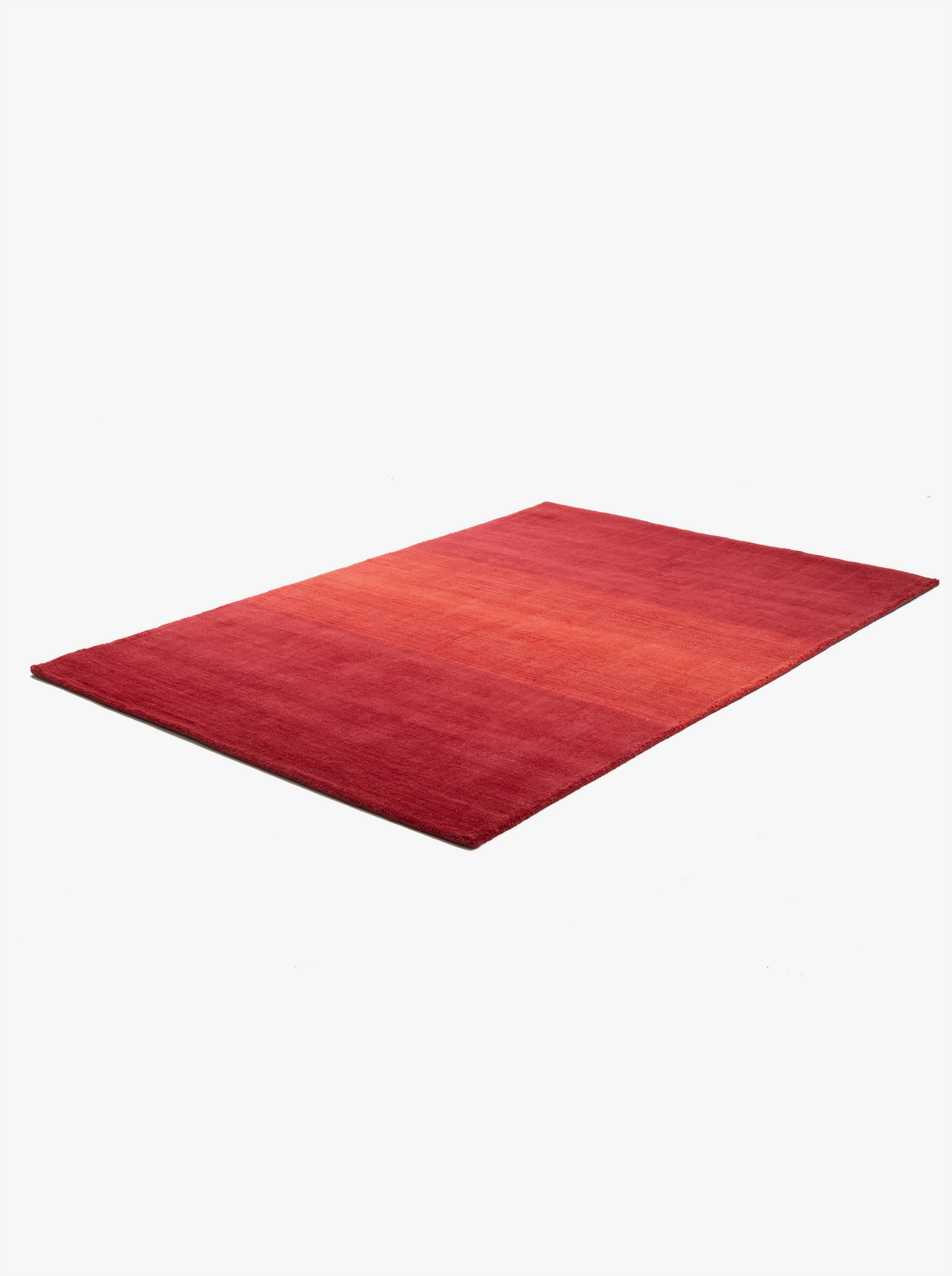 Theko Handwebteppich - rot