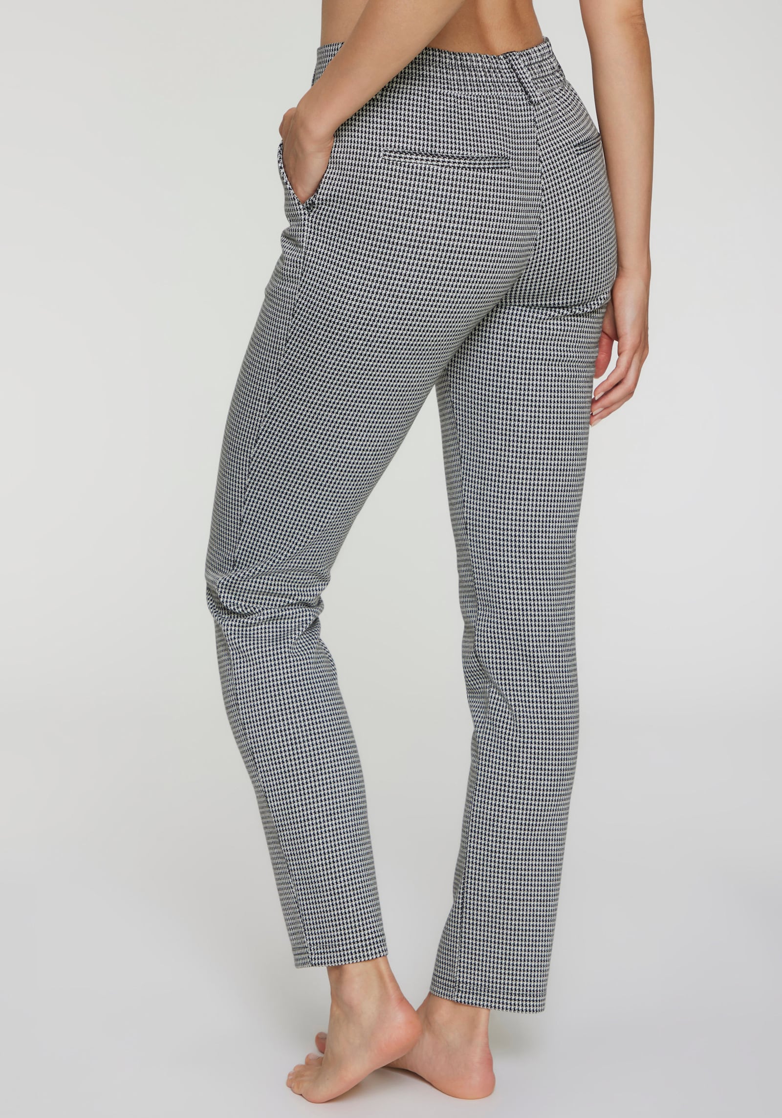 LASCANA Jogger Pants - schwarz kariert