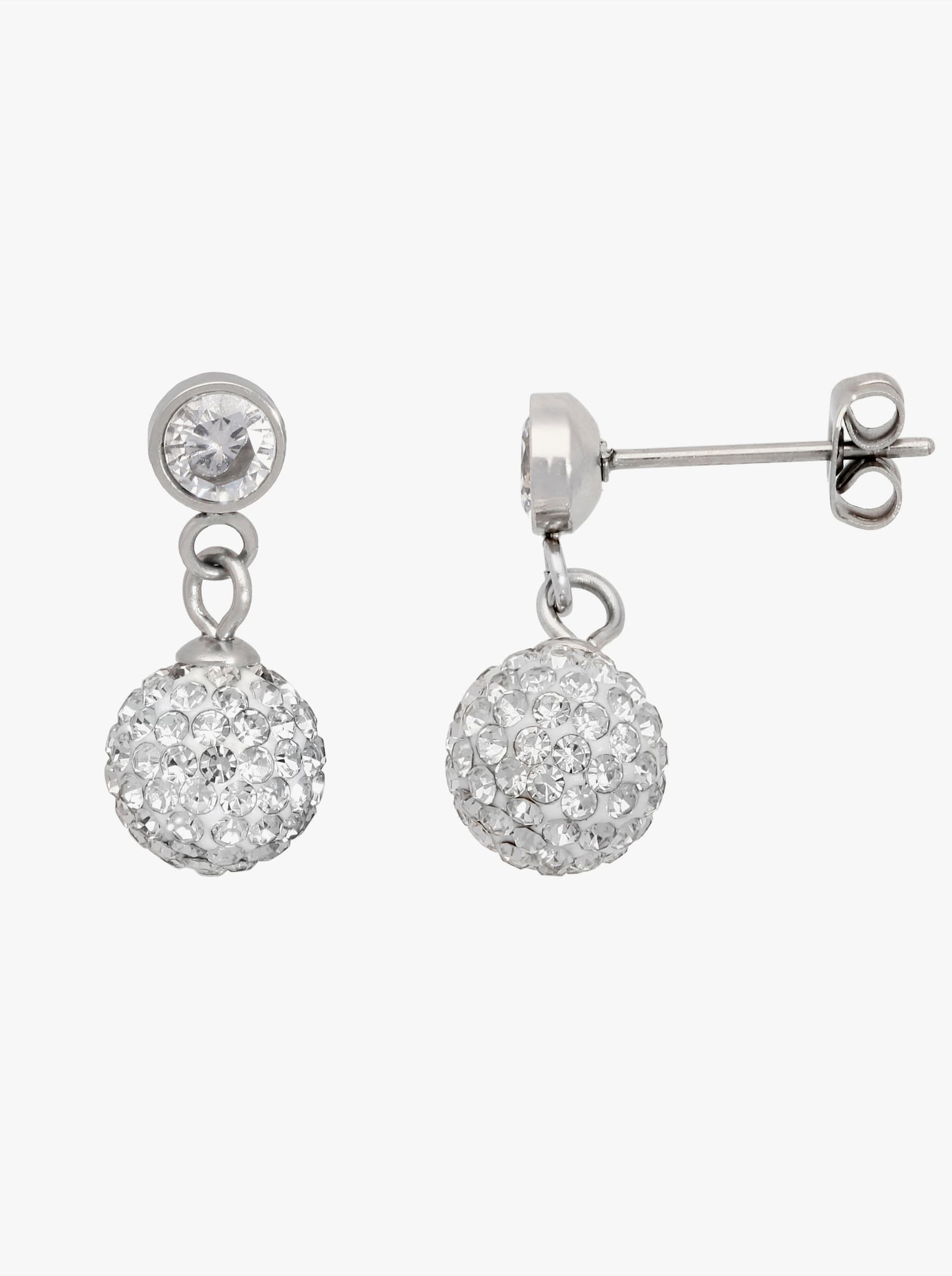 Ohrstecker - silberfarben