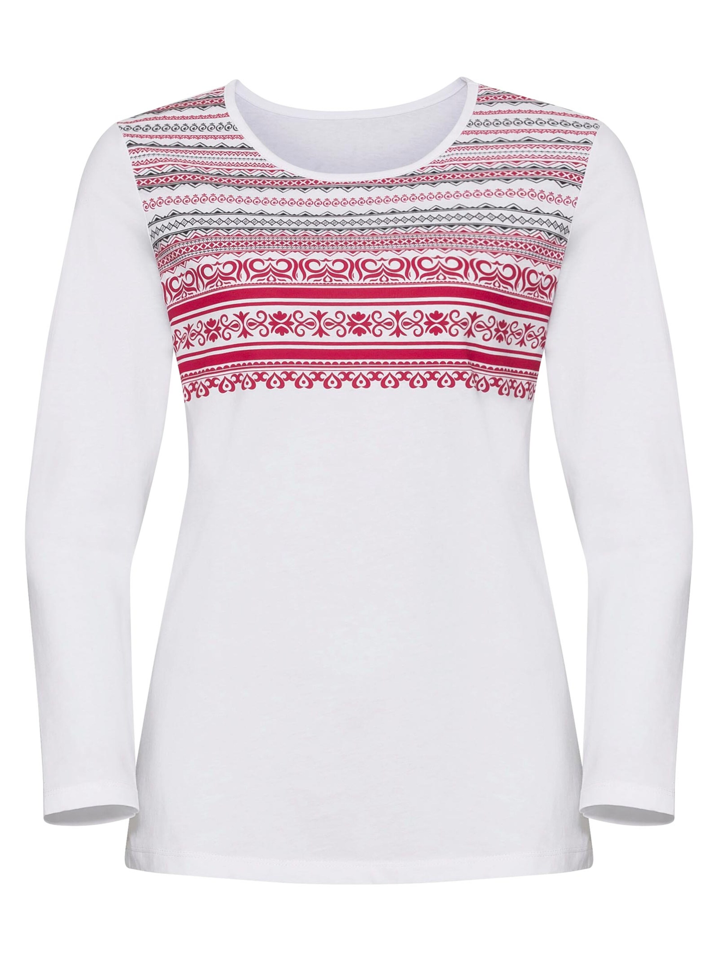 Shirt - ecru-gemustert